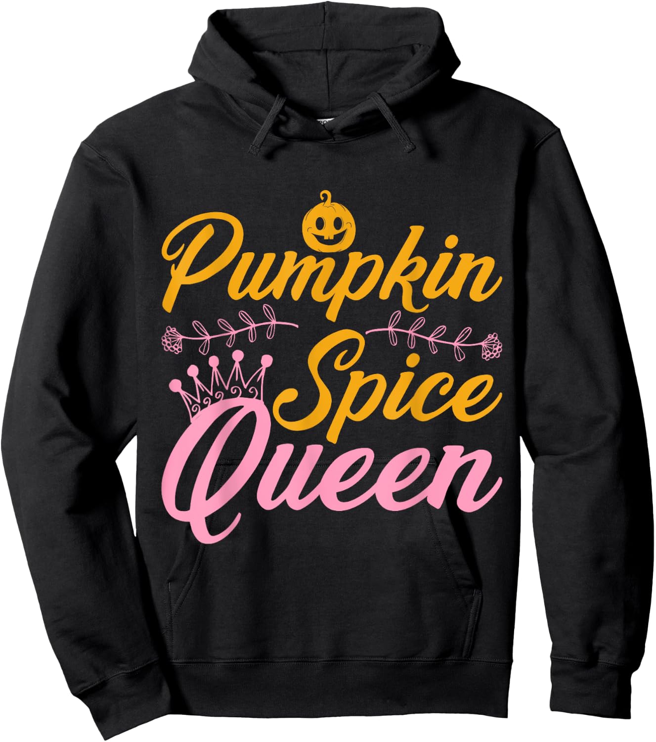 Pumpkin Spice Queen Halloween Hoodie - Hoodie | Black