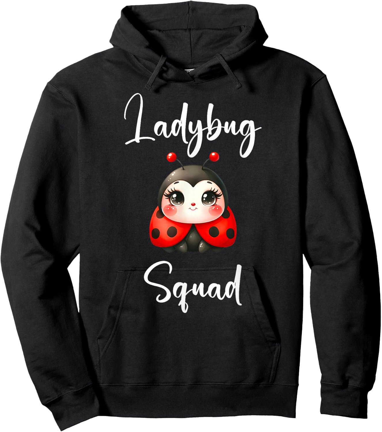 Ladybug Squad Shirt Humor Ladybug Lover I Love Ladybugs Hoodie - Hoodie | Black