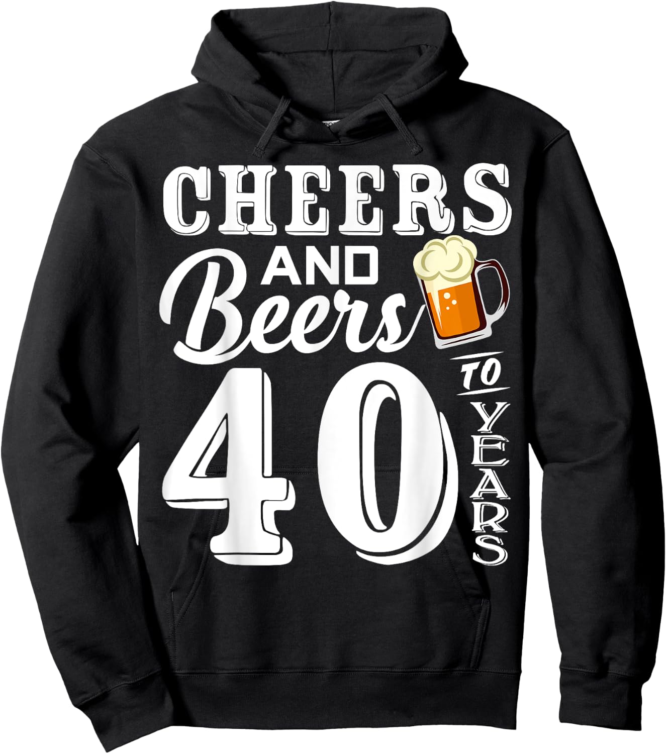 40th Birthday 1984 40th Anniversary Beer Lover Hoodie - Hoodie | Black