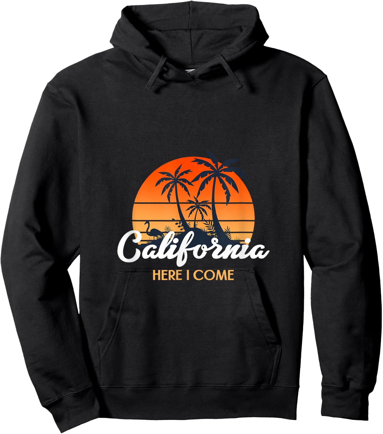 California - Here I come Hoodie - Hoodie | Black