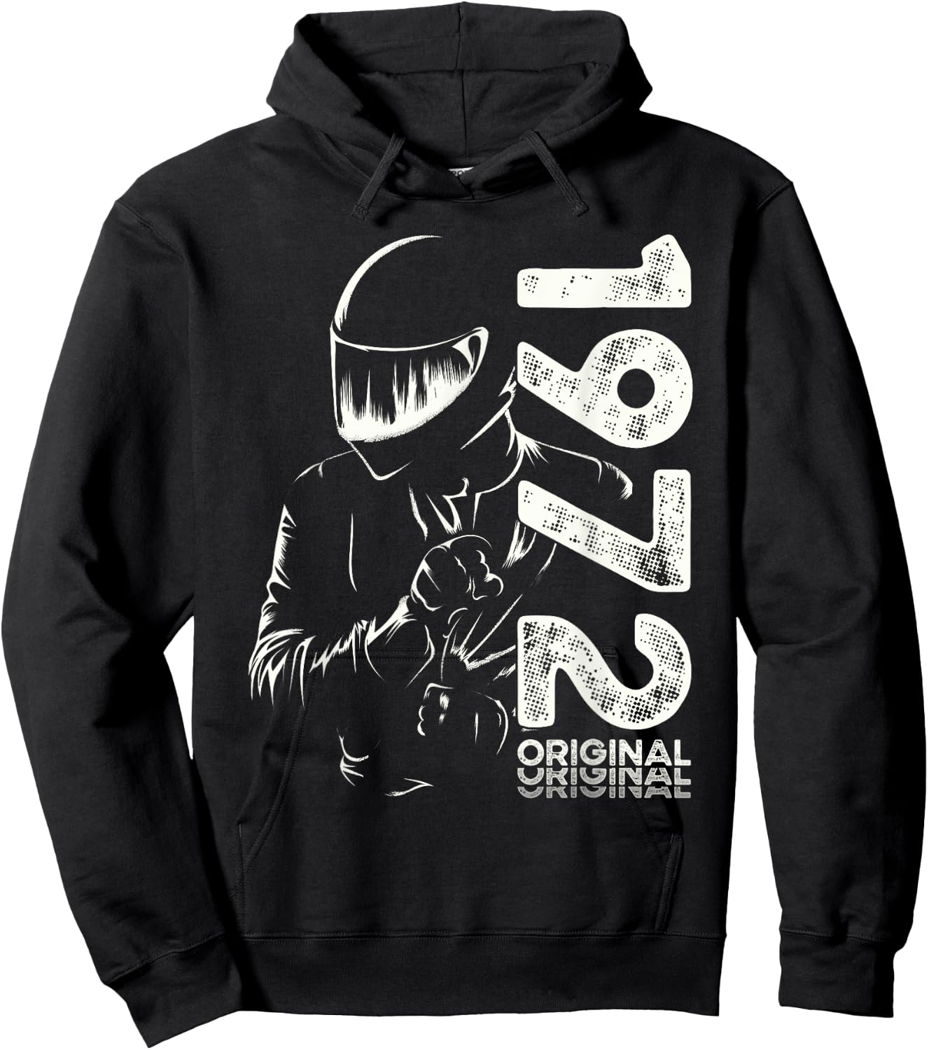53rd Birthday Man Motorcycle Biker Biker 1972 , Black, S Hoodie - Hoodie | Black