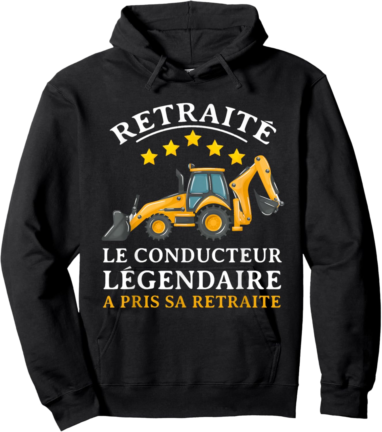 Tractor Driver Removal Gift, Construction Humor , Black, S Hoodie - Hoodie | Black
