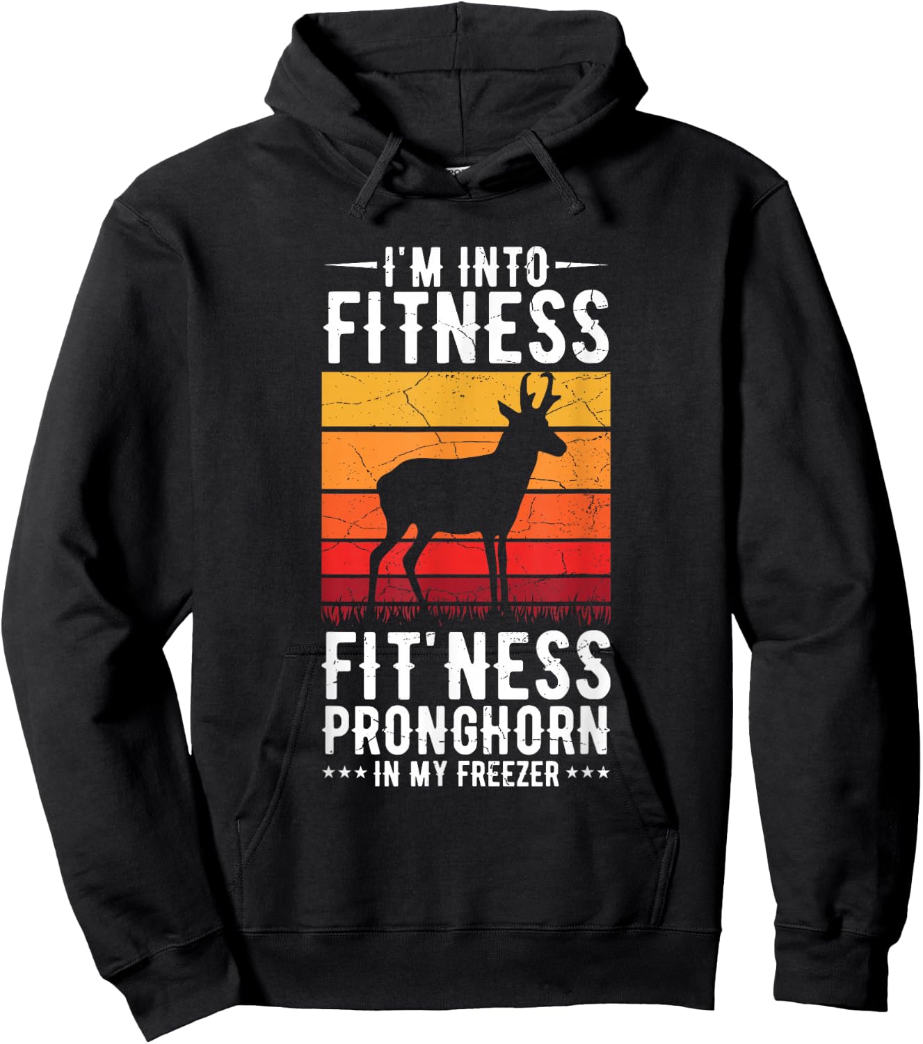 Hunting Pronghorn Antelope Design for a Pronghorn hunter Hoodie - Hoodie | Black