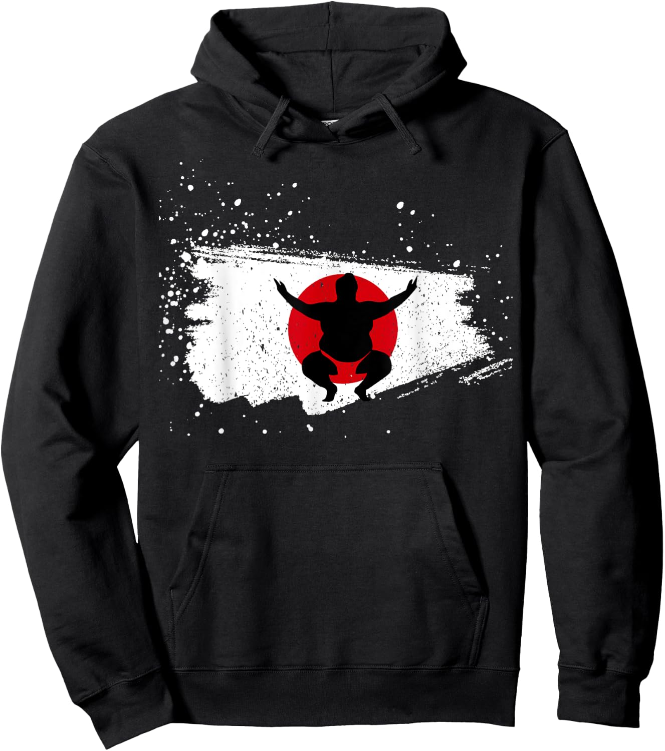 Sumo Sporty for Japanese Sport Lovers Hoodie - Hoodie | Black