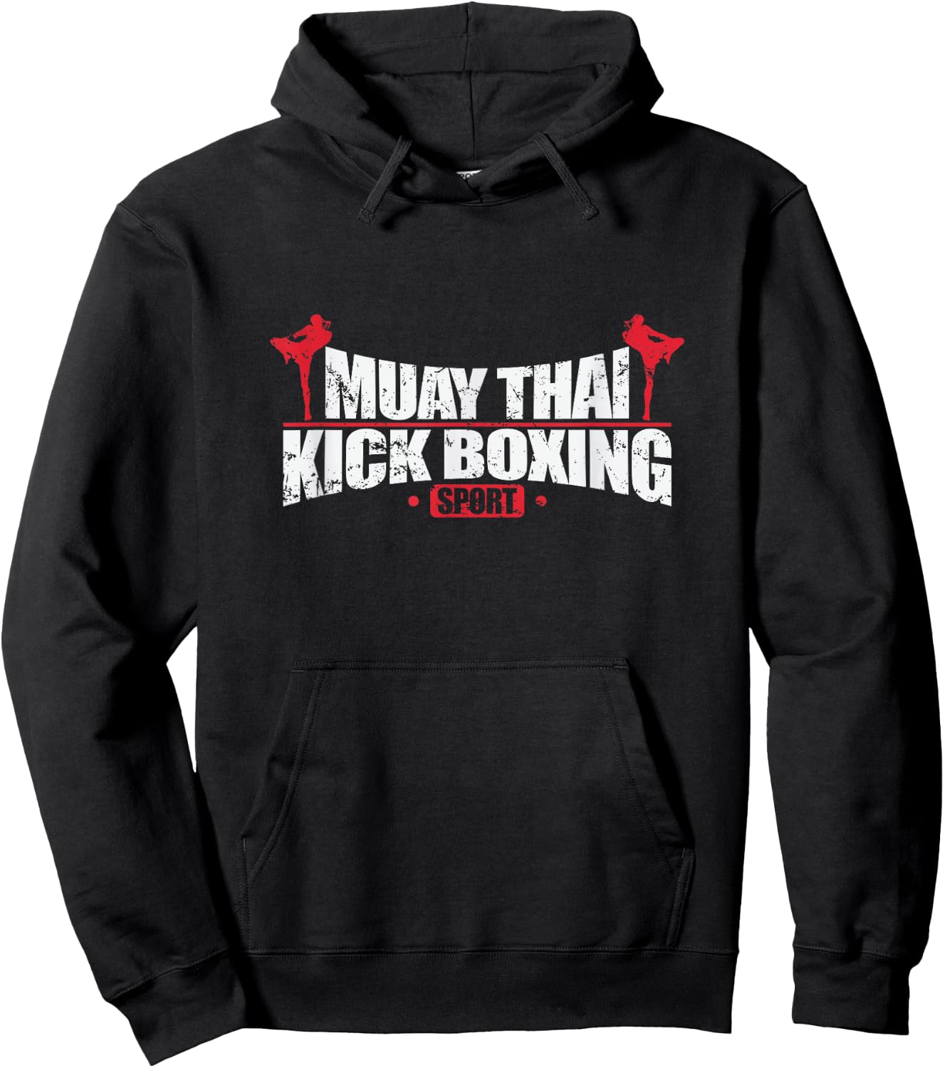 Kick Boxing Muay Thai Strength and Speed Hoodie - Hoodie | Black