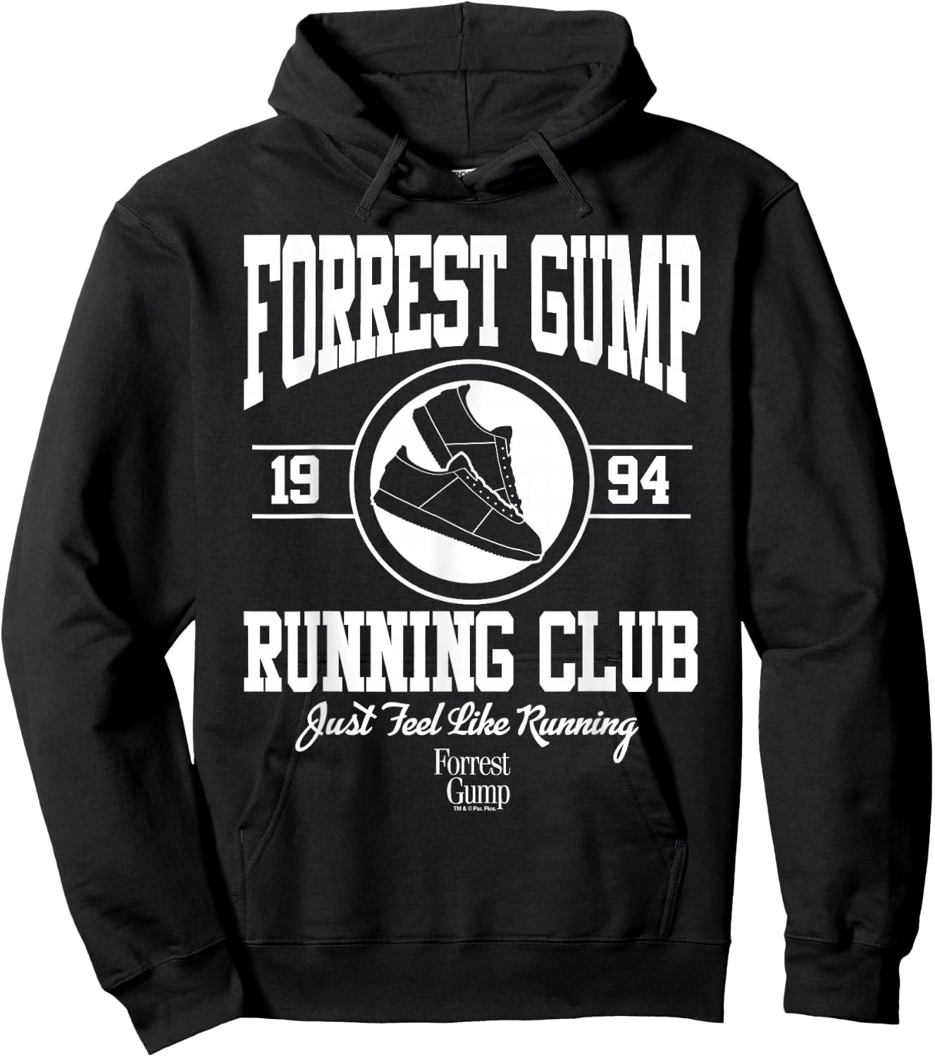 Forrest Gump Racing Club 1994 , Black, S Hoodie - Hoodie | Black