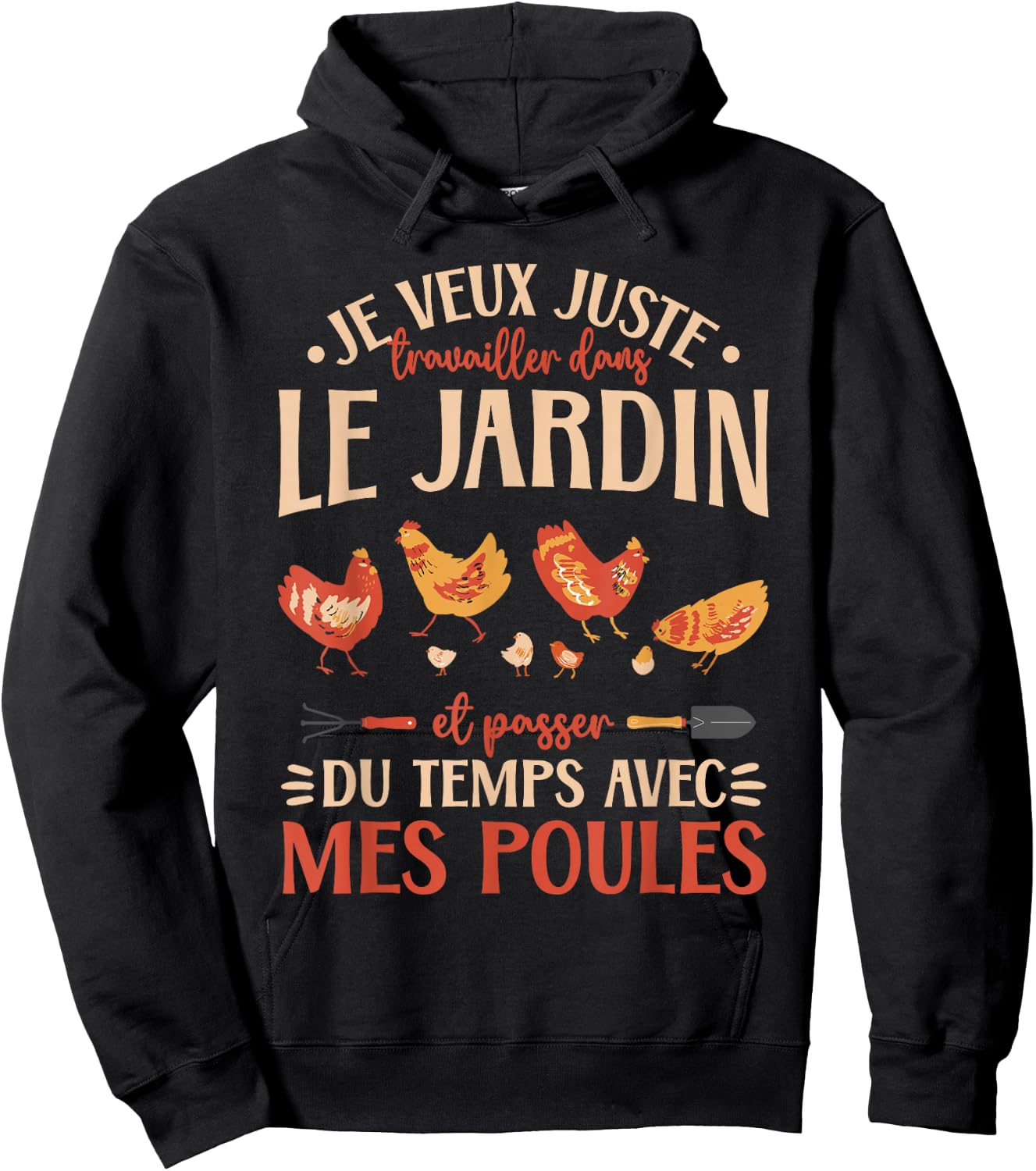 Hen Poultry Gifts Of Hens , Black, S Hoodie - Hoodie | Black