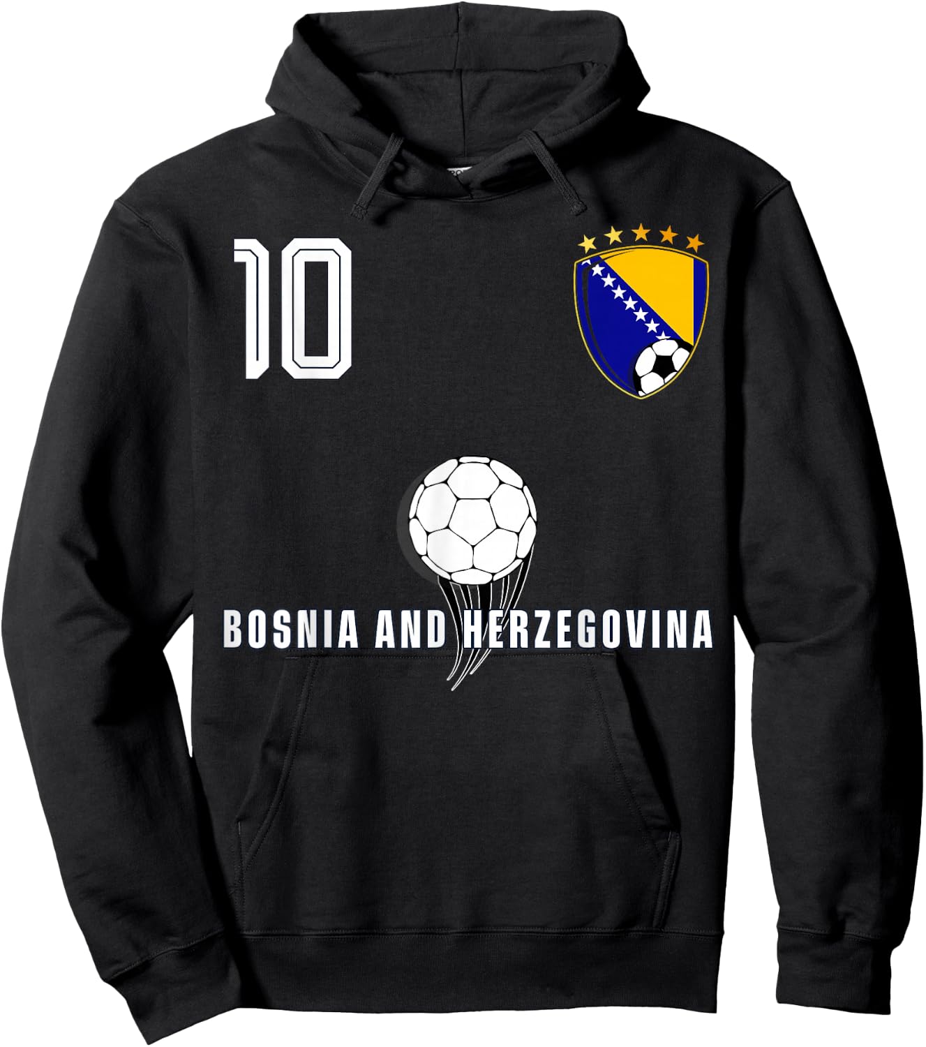 Bosnia and Herzegovina Flag Bosnian Pride Lovers Hoodie - Hoodie | Black