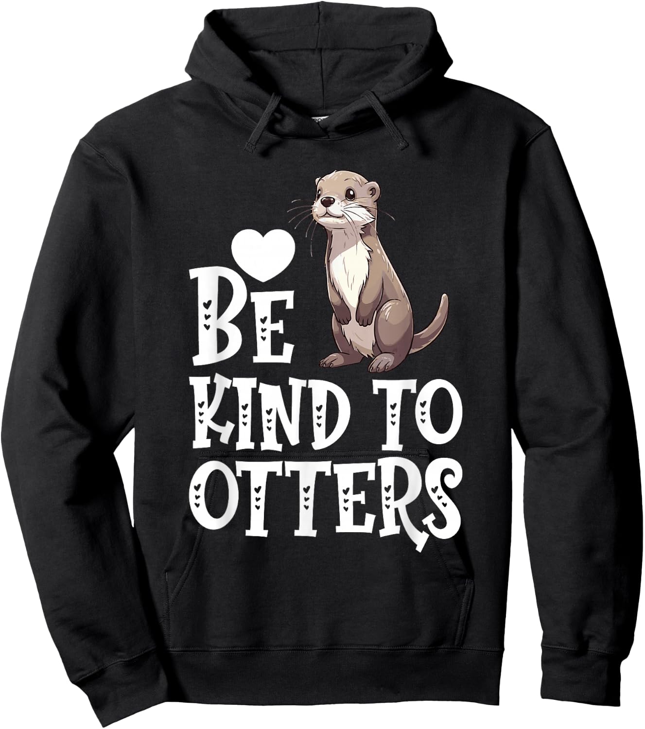 Kindness Matters Anti-Bullying Unity Day Be Kind To Otters Hoodie - Hoodie | Black
