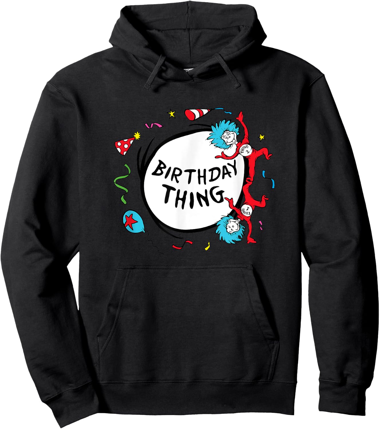 Dr. Seuss Birthday Thing Hoodie - Hoodie | Black