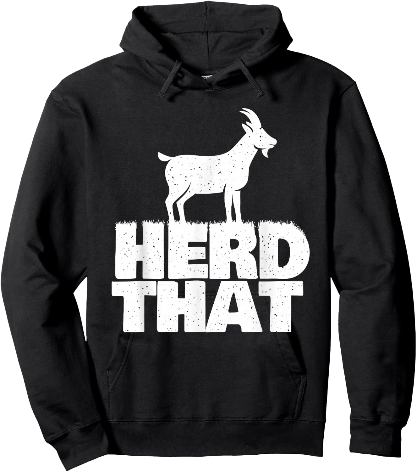 Herd That - Goat Farm Animal Lover Rancher Farmer Farming Hoodie - Hoodie | Black