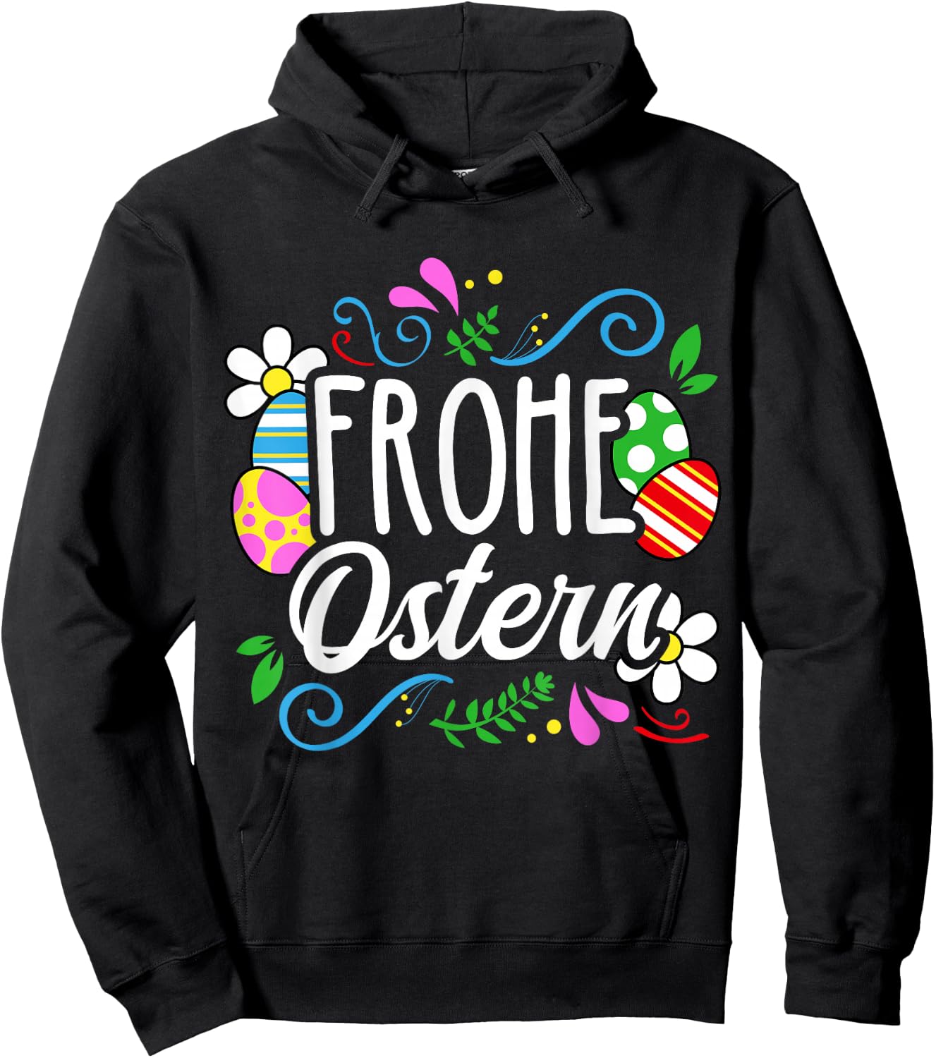 Oster T Shirt Osterhase Spruch Hasen Kostüm Ostern Geschenk Hoodie - Hoodie | Black