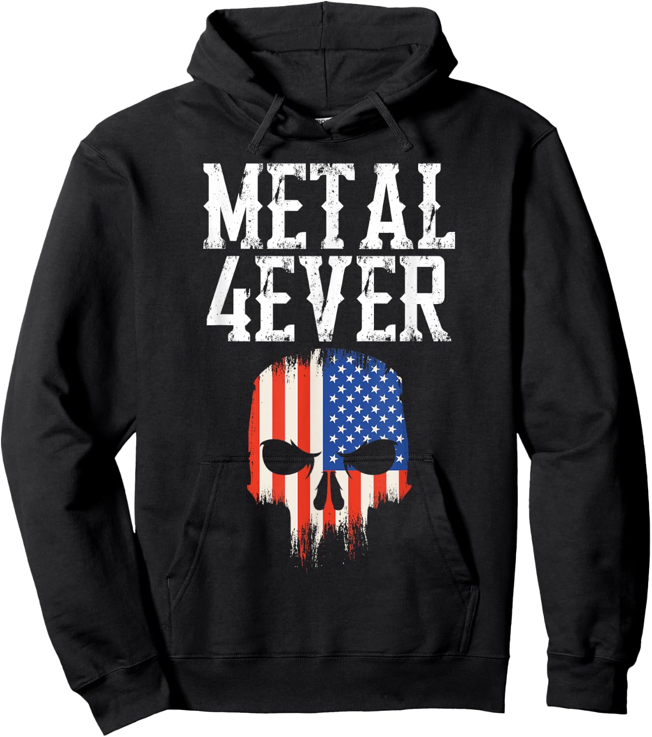 Metal Music Forever - Heavy, Death, Black Metal Hoodie - Hoodie | Black