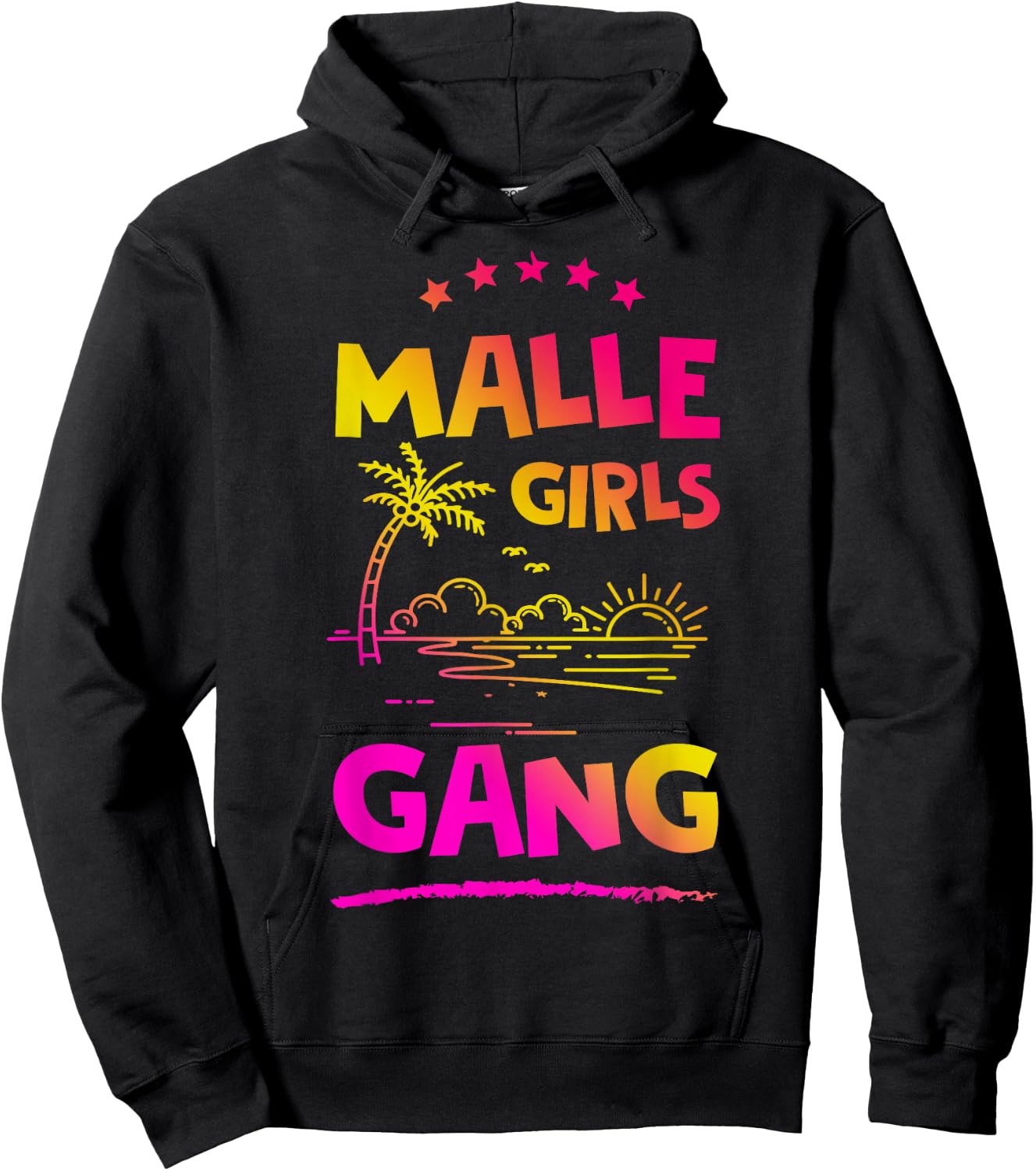 Malle Girls Gang | Mallorca Mädels Tour Hoodie - Hoodie | Black