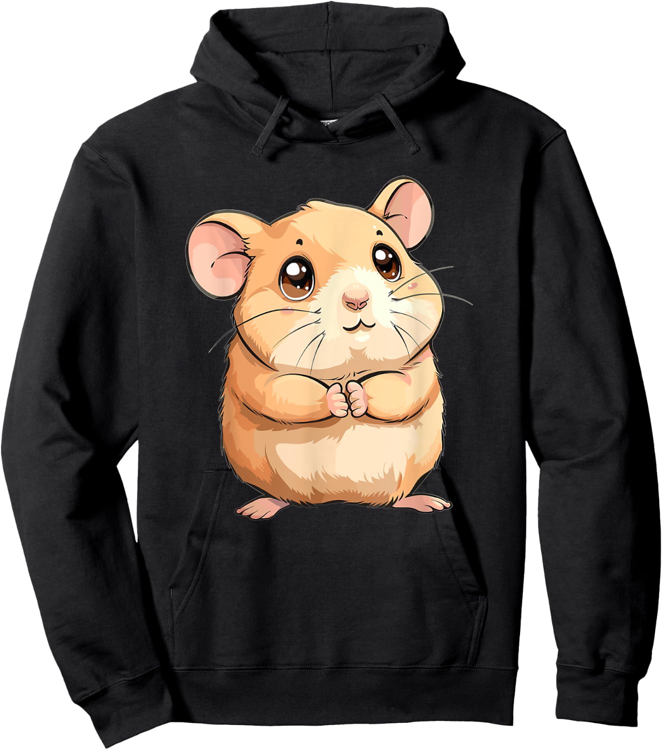 Cute Hamster I Kids Hamster Hoodie - Hoodie | Black