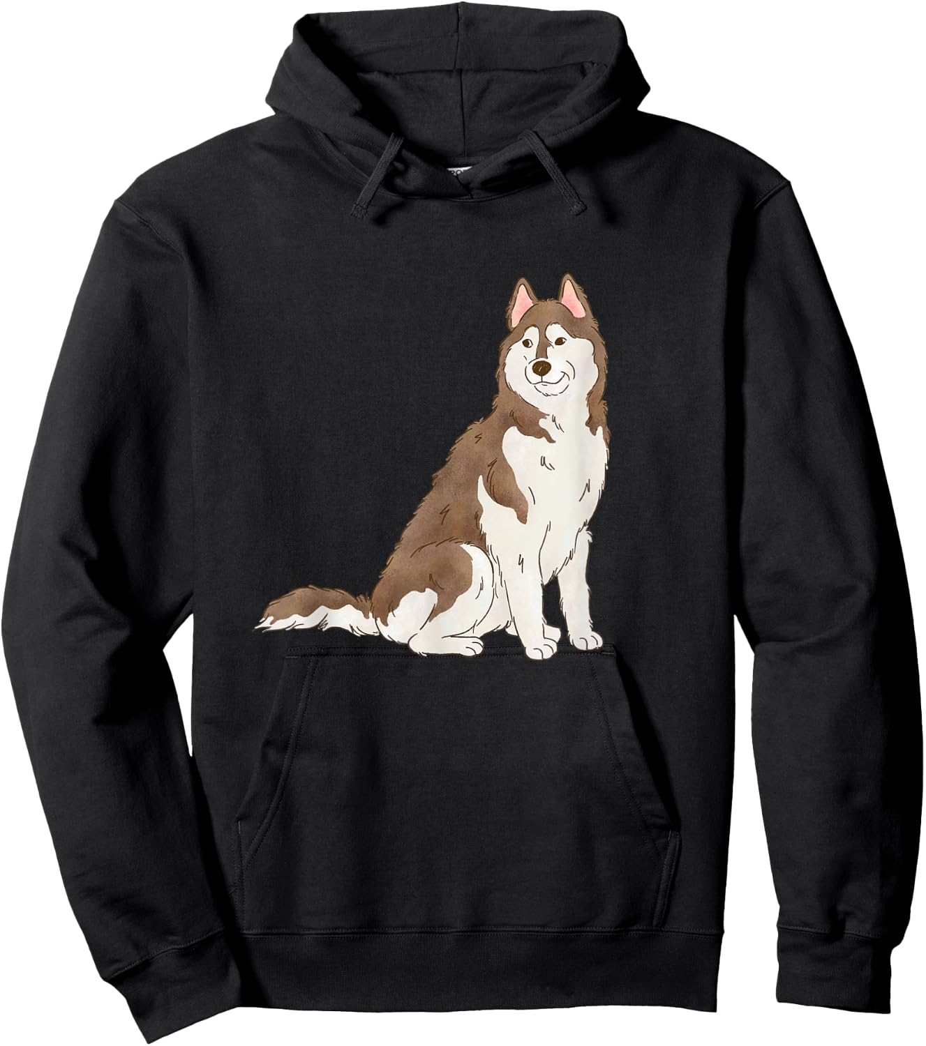 Copper Siberian Husky Lovers Husky Dog Mom Hoodie - Hoodie | Black