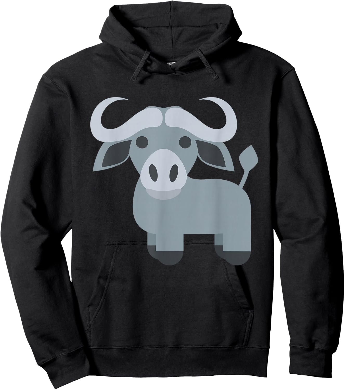 Water Buffalo Costume Hoodie - Hoodie | Black