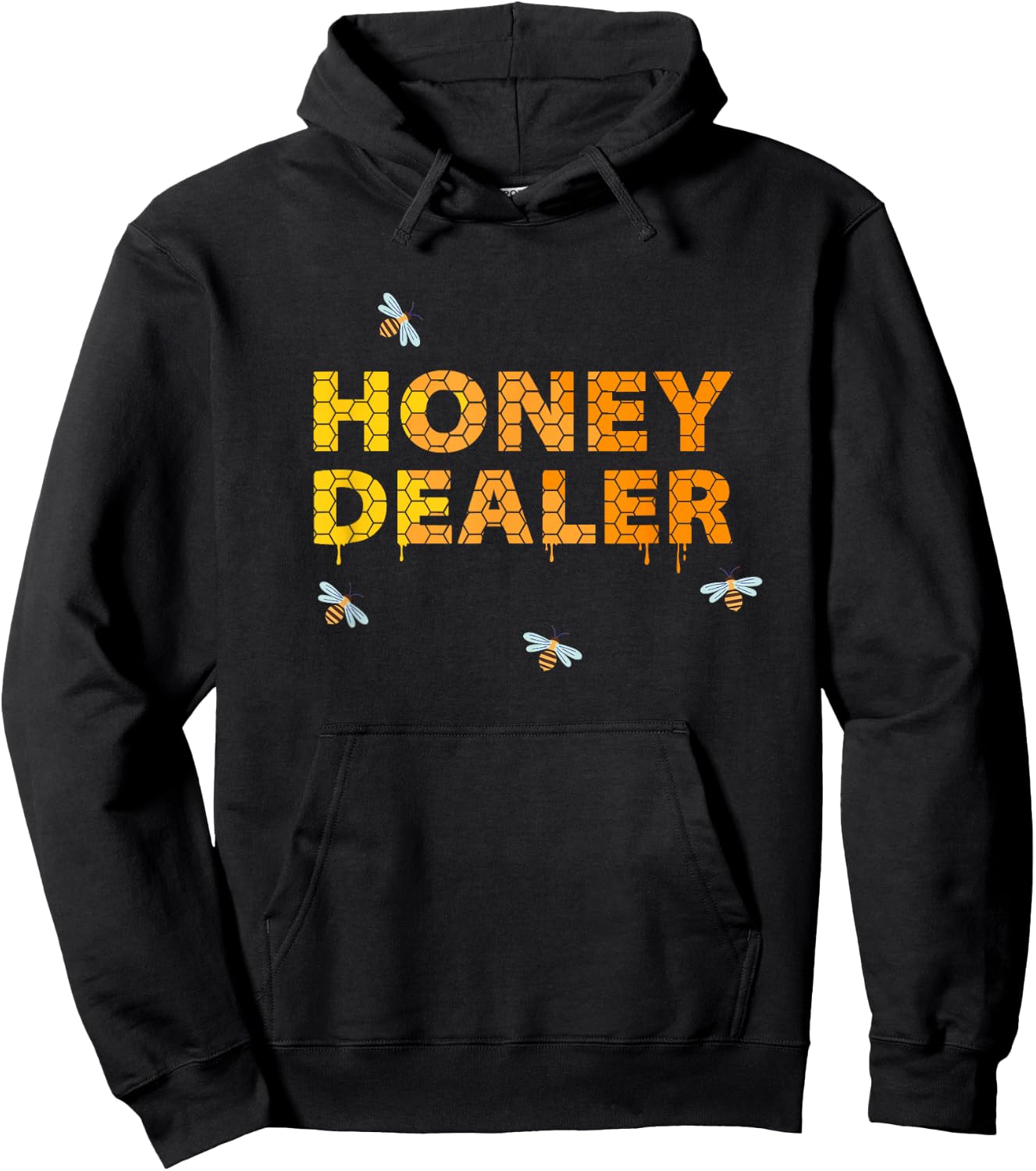 Honey Dealer - Beekeeper Honey Shirt - Honey Seller Hoodie - Hoodie | Black