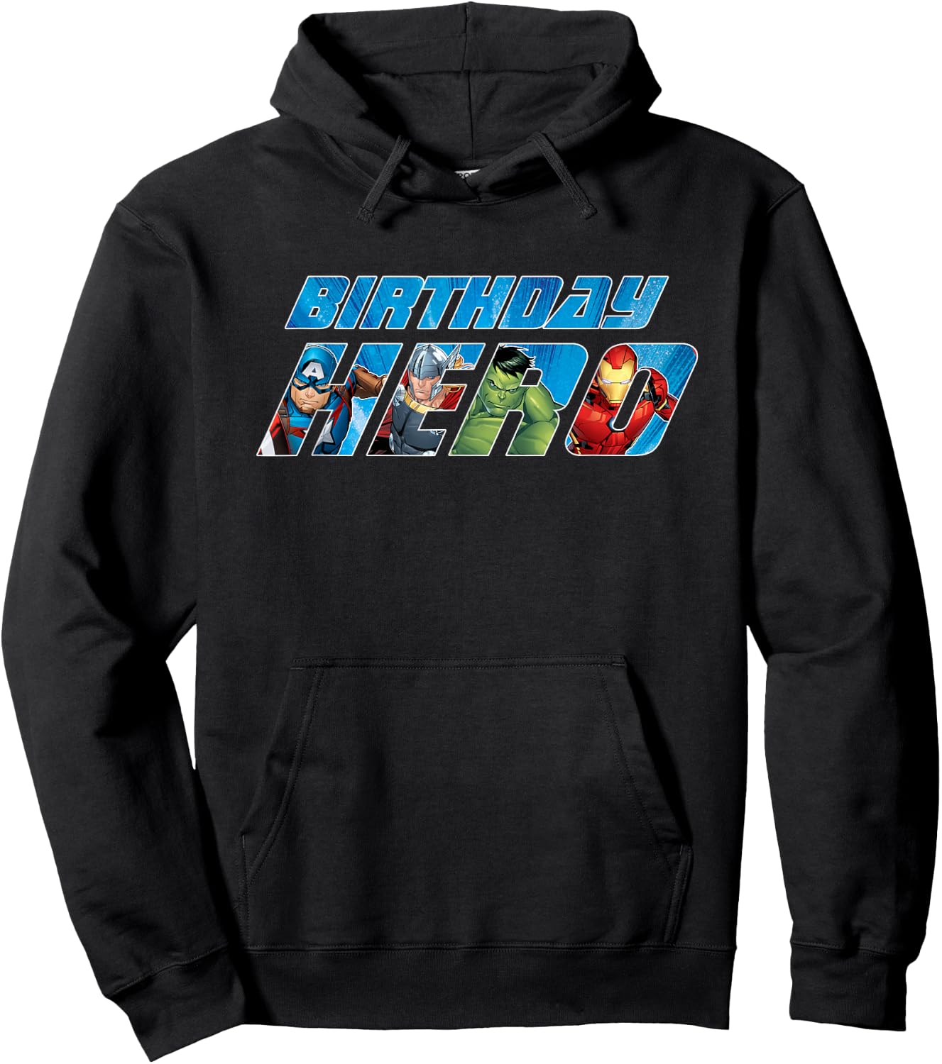 Marvel Avengers Birthday Hero Hoodie - Hoodie | Black
