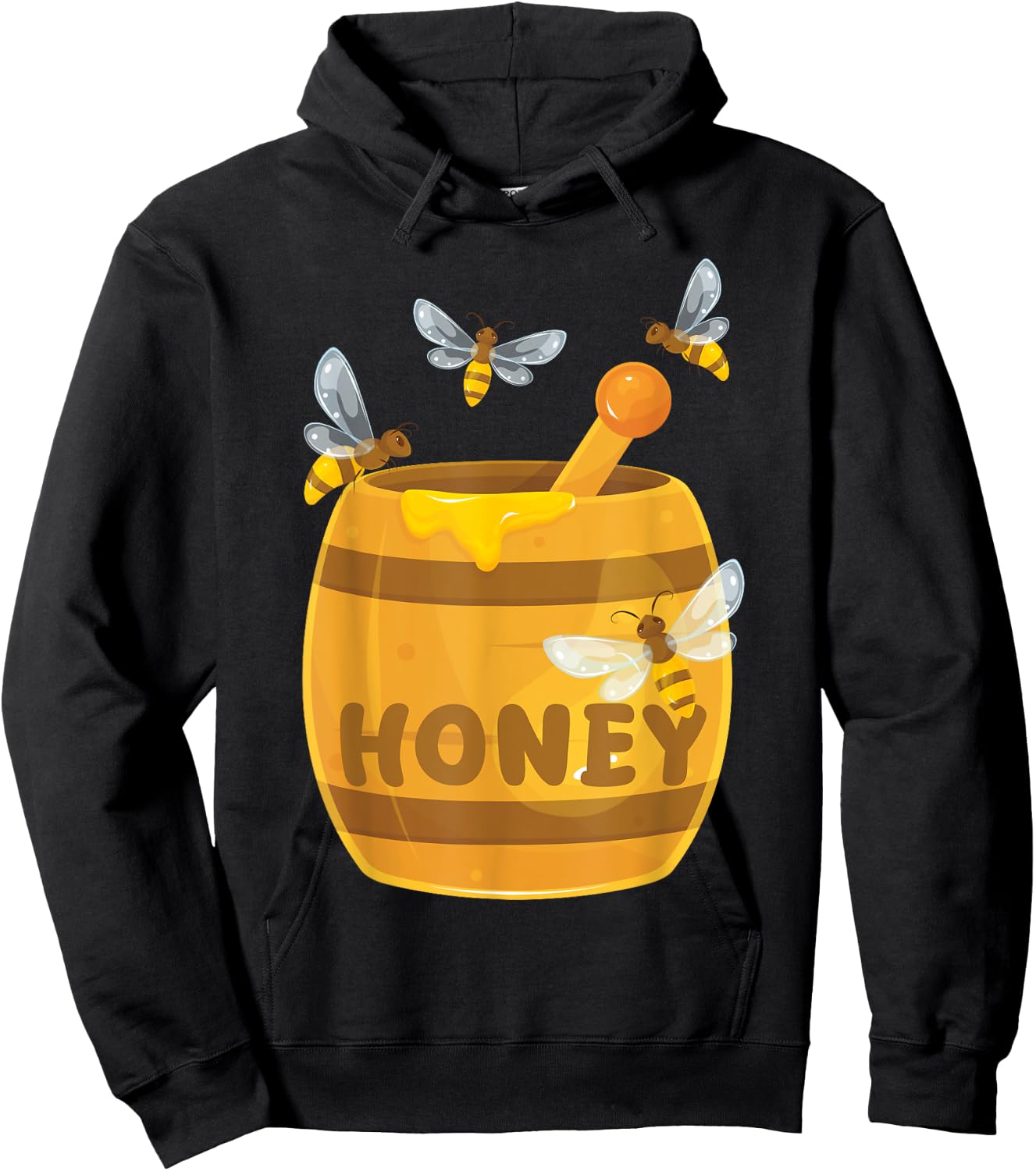 Honey Beekeeper Bees Buzzing Sweet Hoodie - Hoodie | Black