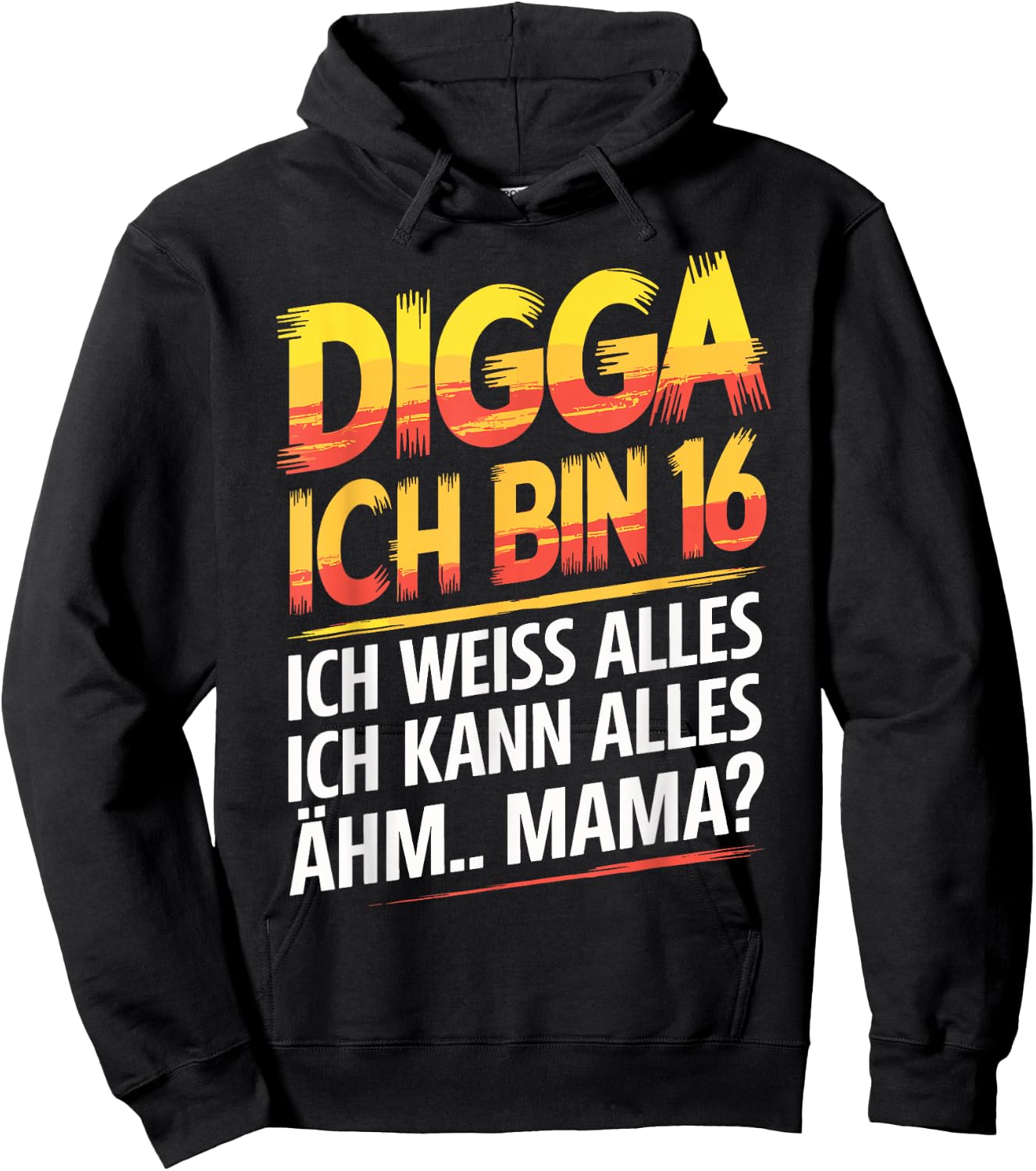 16th Birthday Boy Girl 16 Years 2009 Funny Gift , black Hoodie - Hoodie | Black