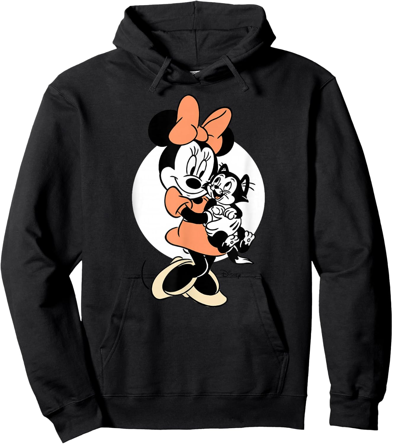 Minnie Mouse - Pinocchio Figaro Tuxedo Cat Hoodie - Hoodie | Black