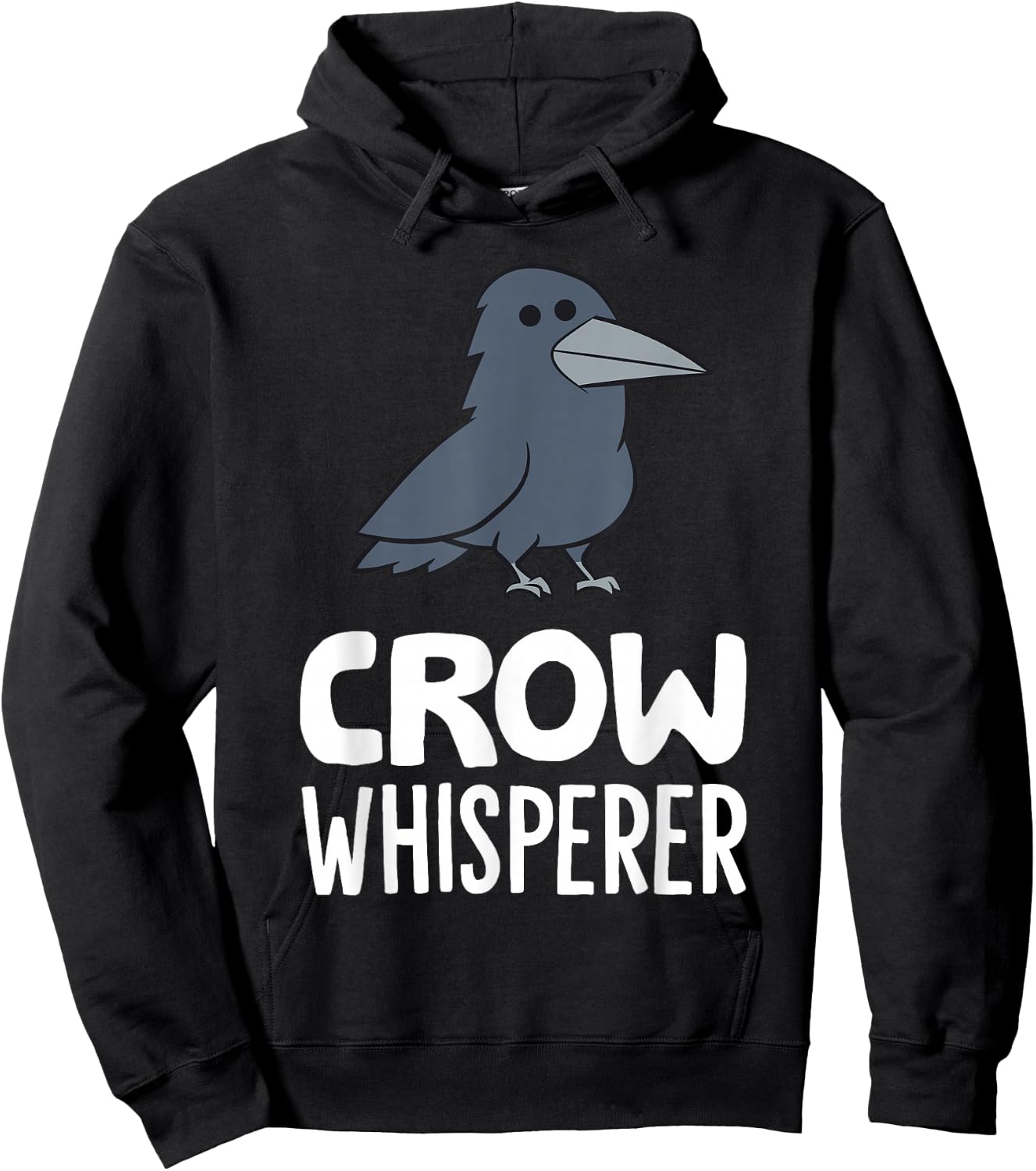 Crow Lover Funny Crow Whisperer Hoodie - Hoodie | Black
