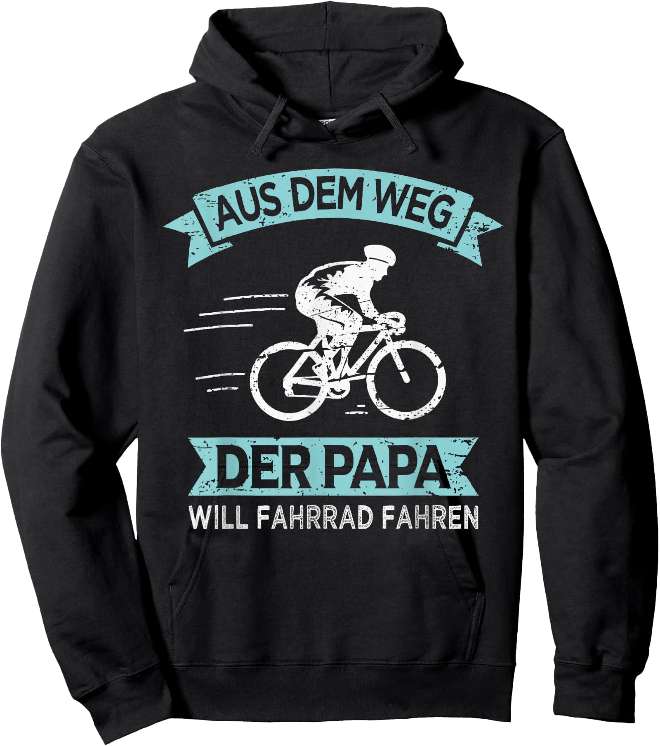 Radfahrer Papa Will Fahrrad Fahren Hoodie - Hoodie | Black