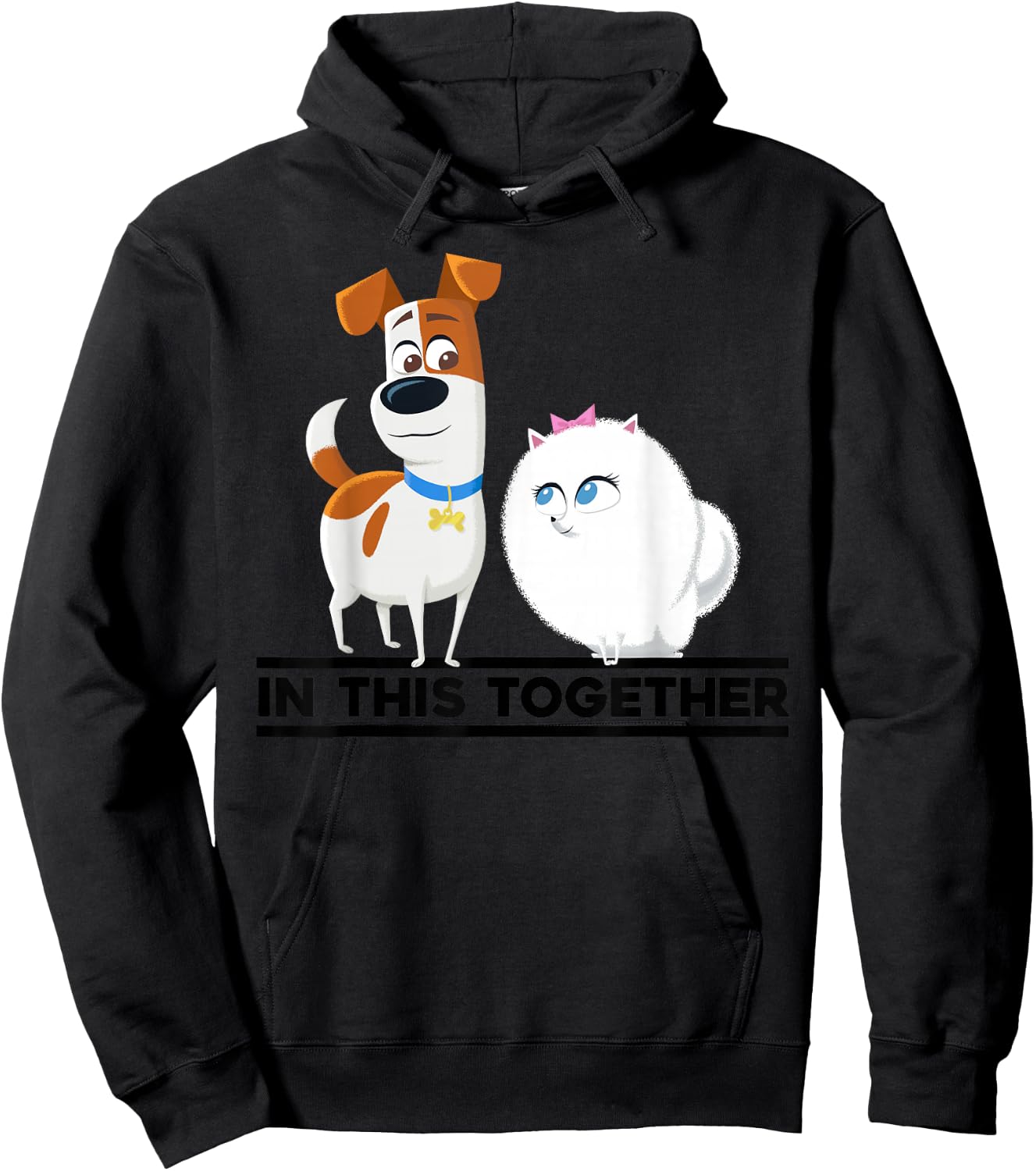 Secret life of Pets 2 - Max and Gidget In This Together Hoodie - Hoodie | Black