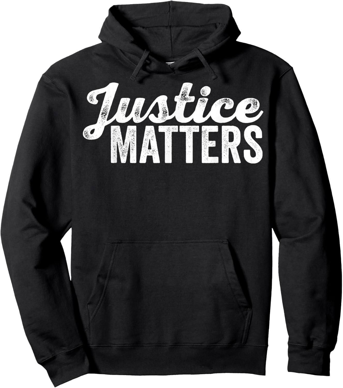 Justice Matters Social Equality Rights Advocate Fairness Hoodie - Hoodie | Black