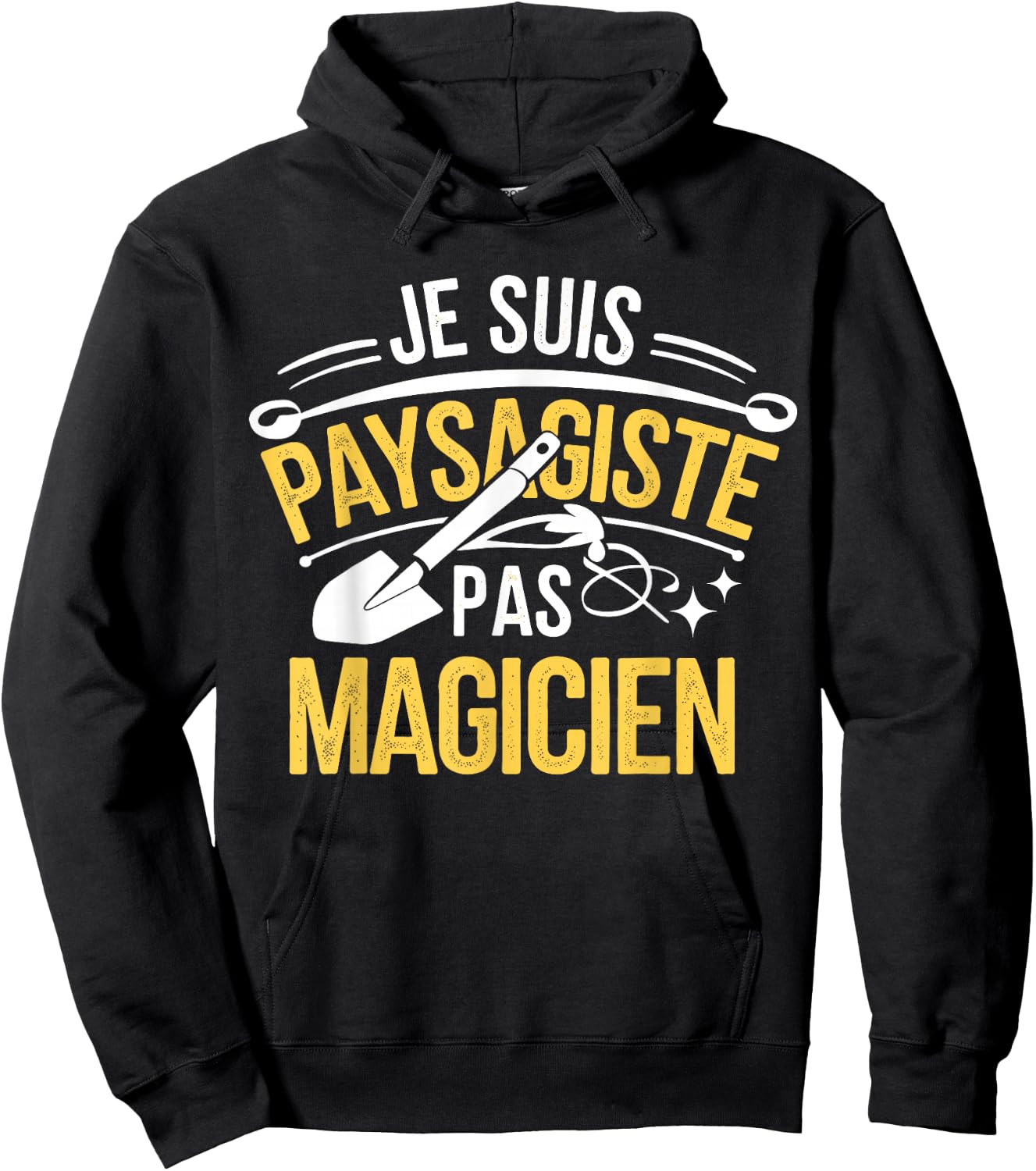I Am Landscaper Pas Magician Humor Hoodie - Hoodie | Black