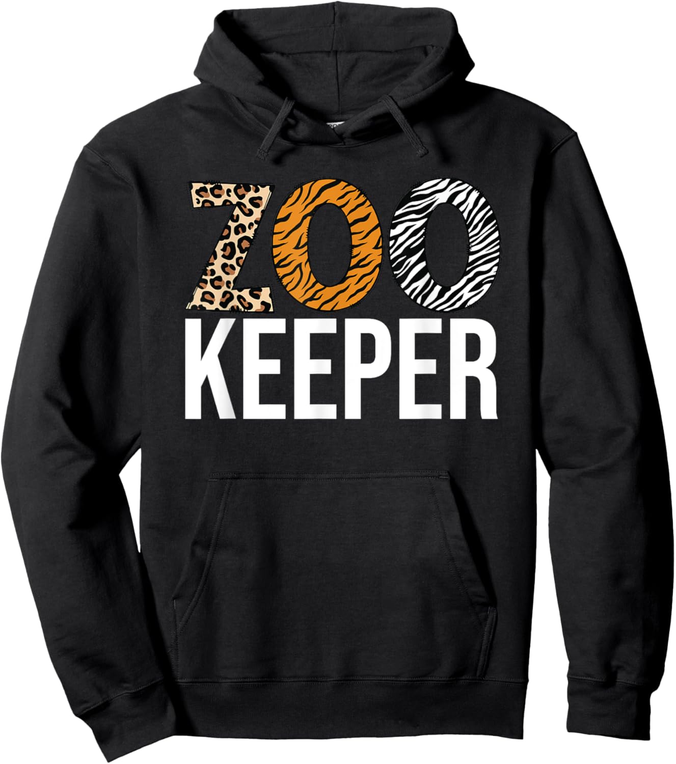 Zookeeper Animals Zoo Wildlife Lover Safari Savanna Costume Hoodie - Hoodie | Black