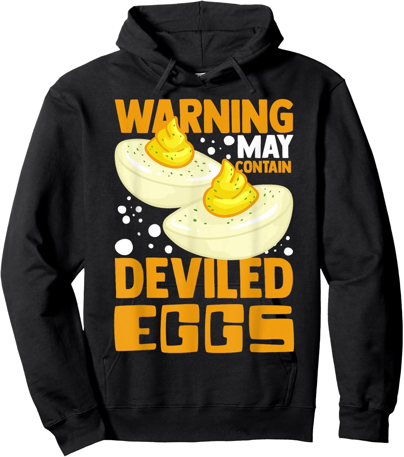 Deviled Egg Food Funny Recipe Meal Hoodie - Hoodie | Black