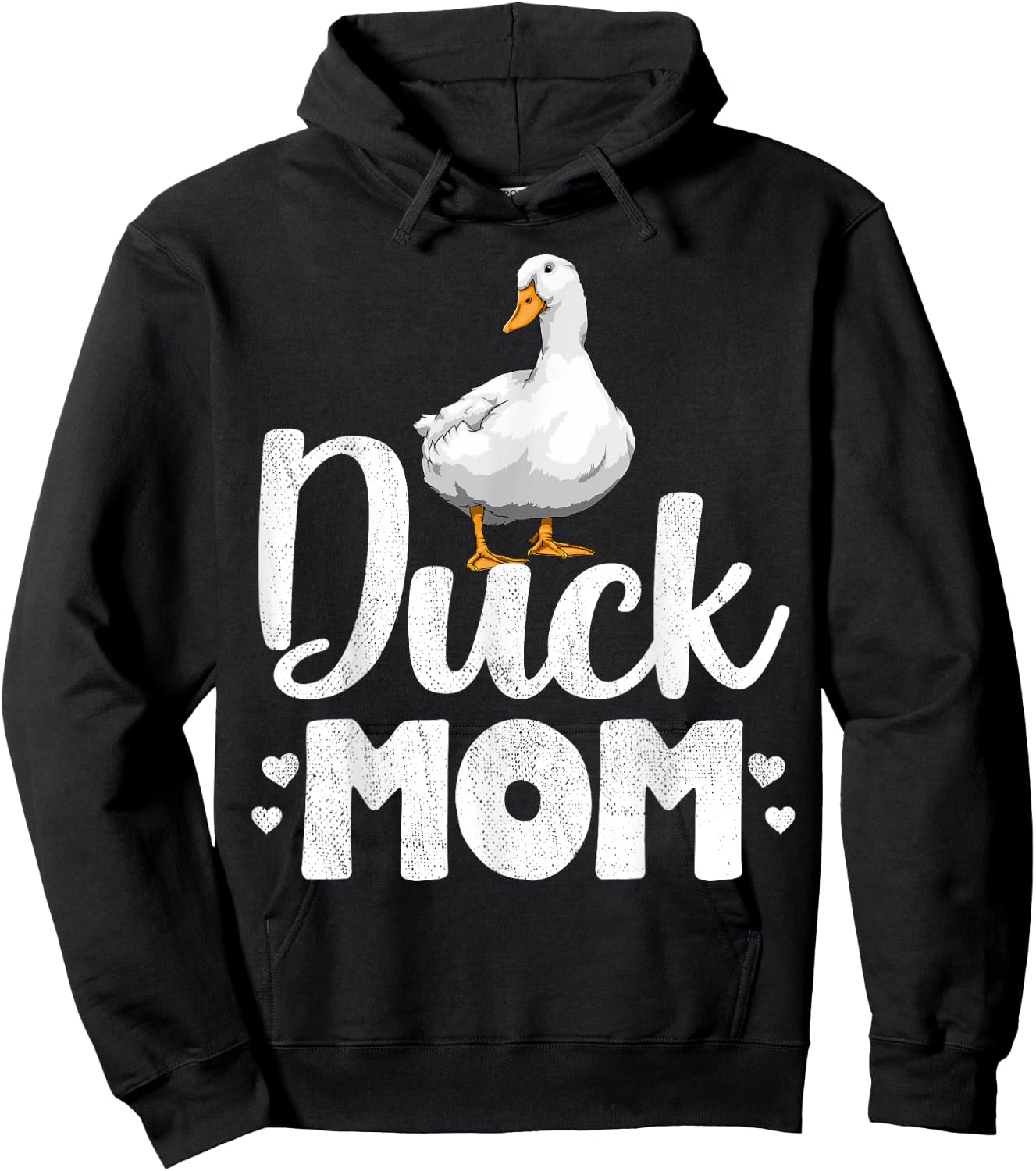 Duck Mom Shirt Funny Water Duckling Gifts Hoodie - Hoodie | Black