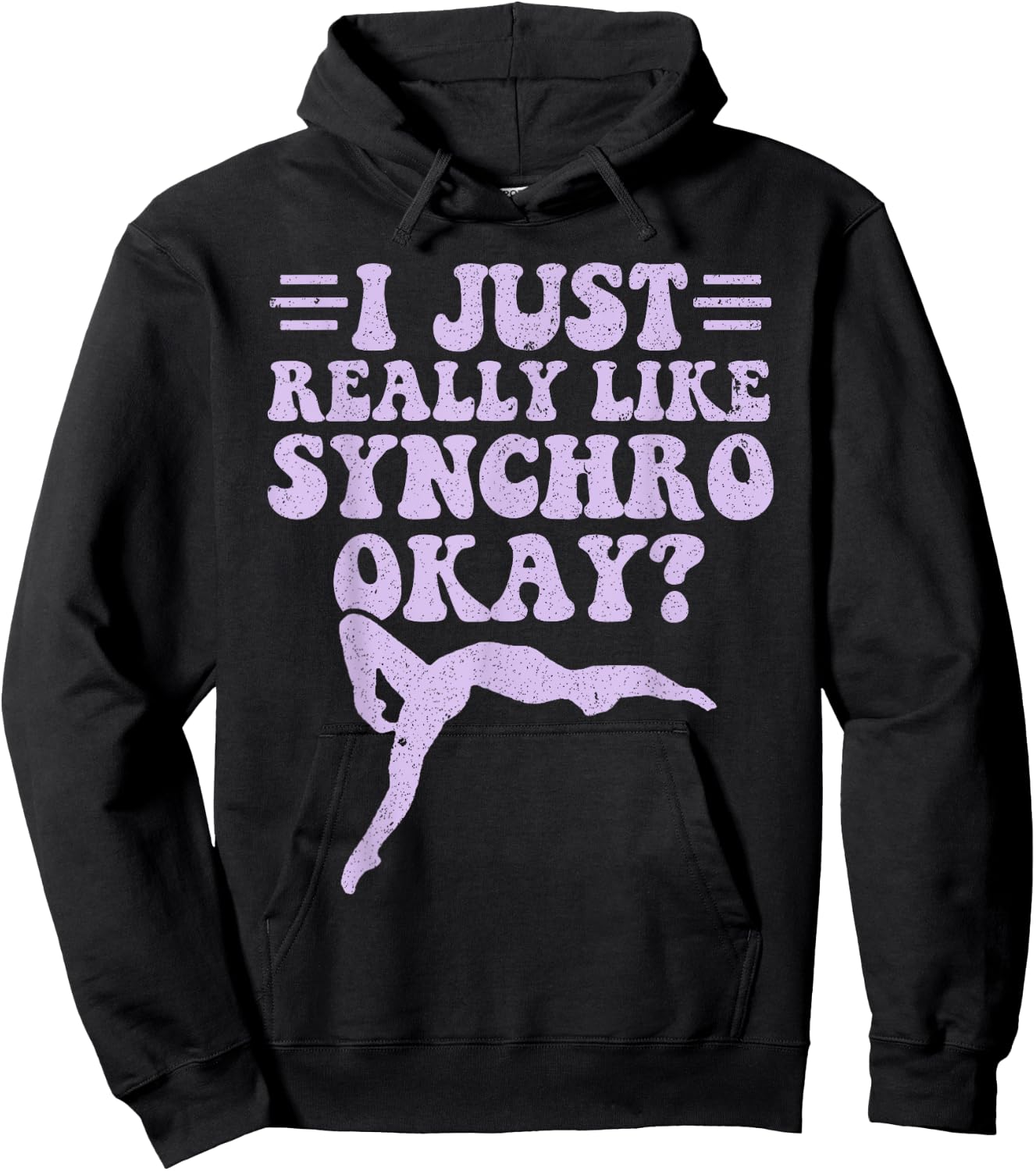 Synchro Synchronized Swimming Hoodie - Hoodie | Black