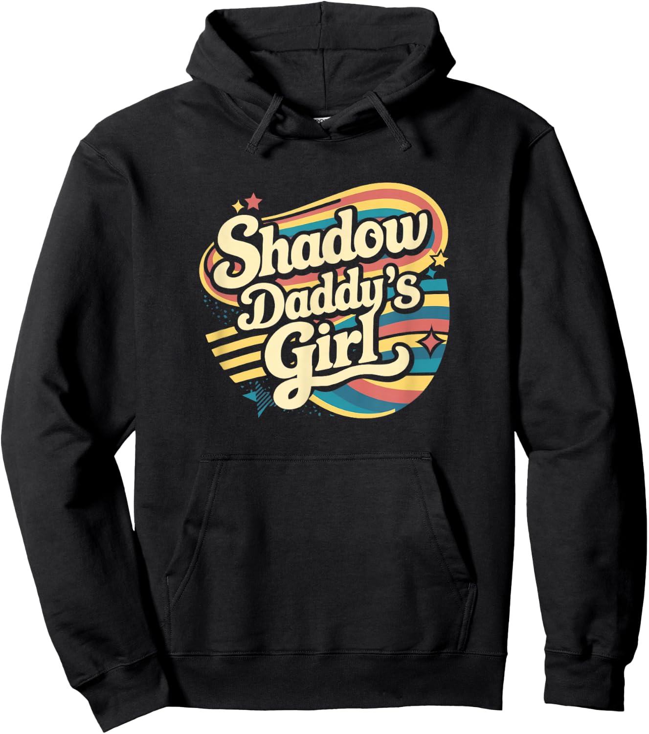 Fantasy Romantasy Book Retro Vintage Shadow Daddy Girl Hoodie - Hoodie | Black
