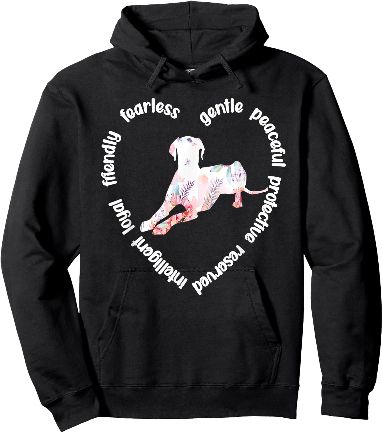 Catahoula Heart | Catahoula Leopard Dog Owner Catahoula Mama Hoodie - Hoodie | Black
