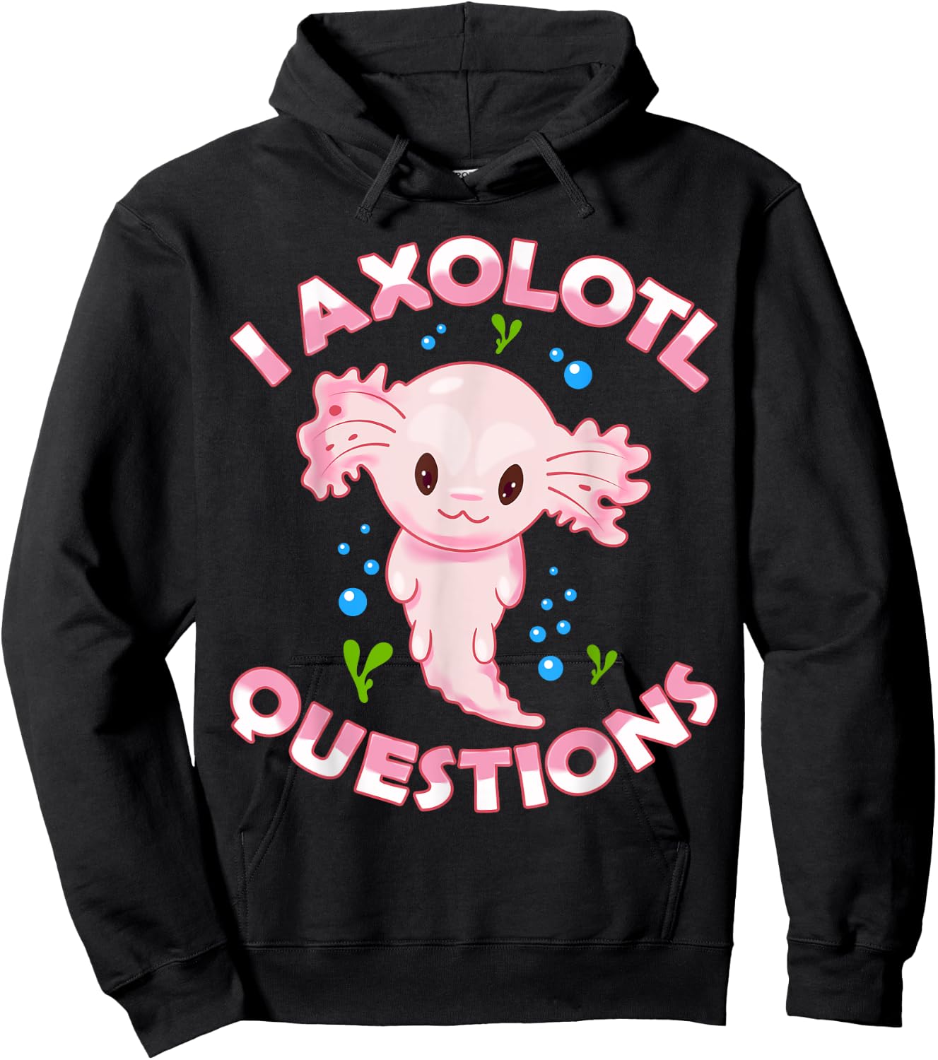 I Axolotl Questions Axolotl Kids Girls Boys Youth Outfit Hoodie - Hoodie | Black