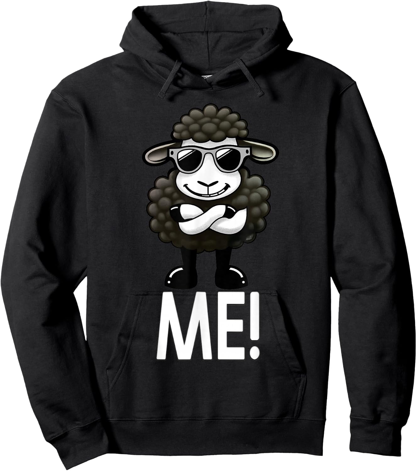 Me - Black Sheep: Proudly Unique. Black Sheep of the Family. Hoodie - Hoodie | Black