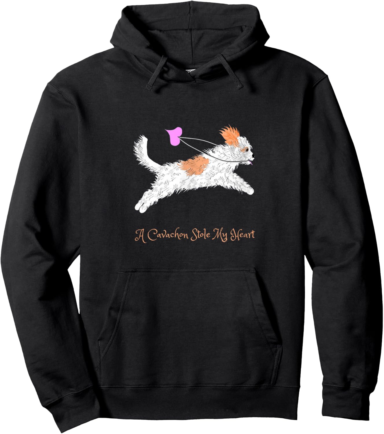 Cavachon Dog Owner Themed Gift Mum Dad Child Gifts Hoodie - Hoodie | Black