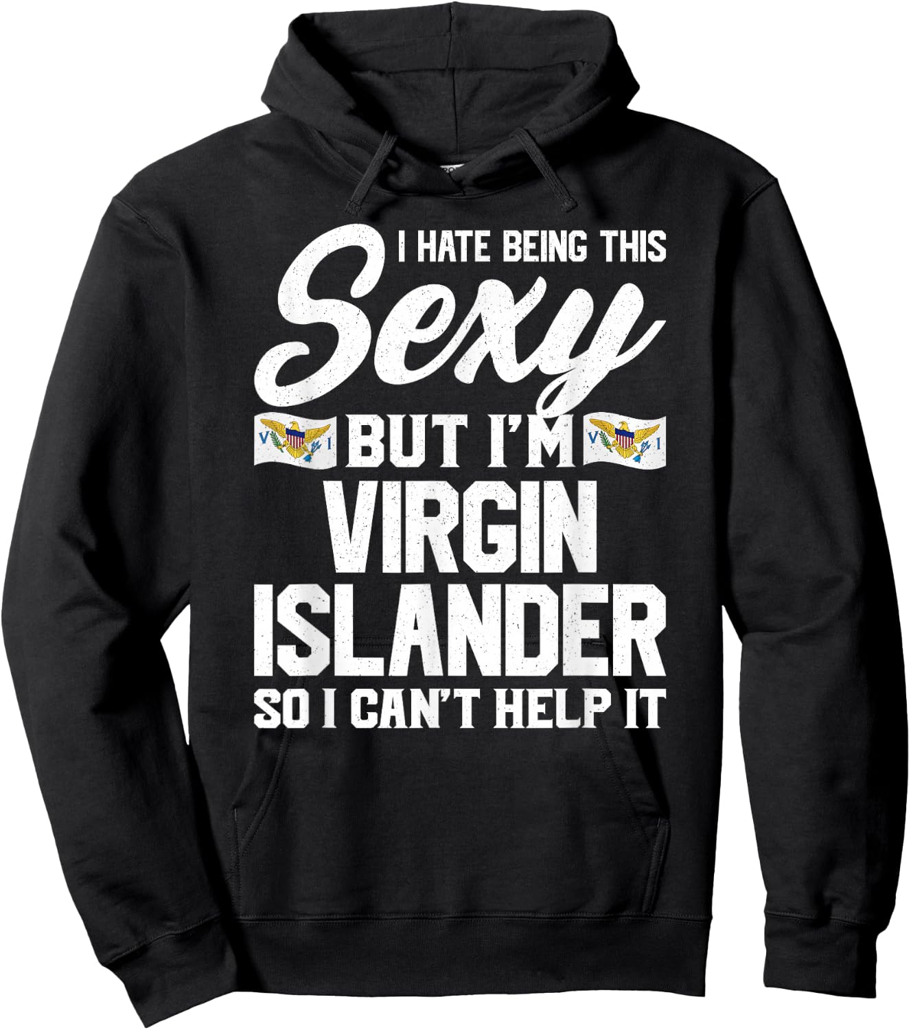 American Virgin Islands Hoodie - Hoodie | Black