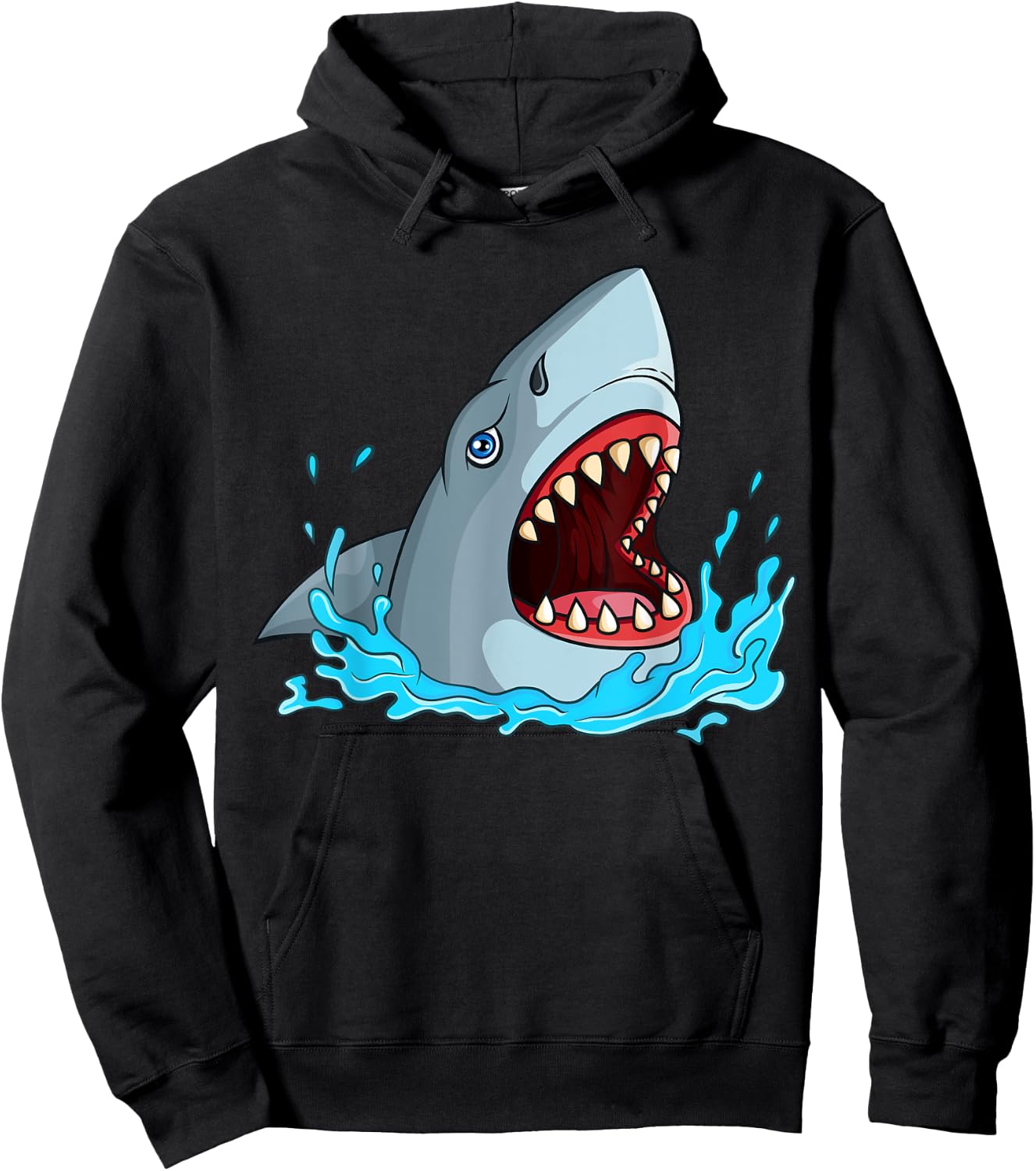 Shark Shirt Kids Toddler Men Women Sharks Lover Hoodie - Hoodie | Black