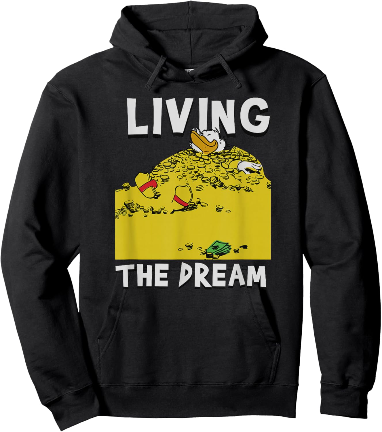 Disney - Ducktales Scrooge McDuck Living the Dream Hoodie - Hoodie | Black