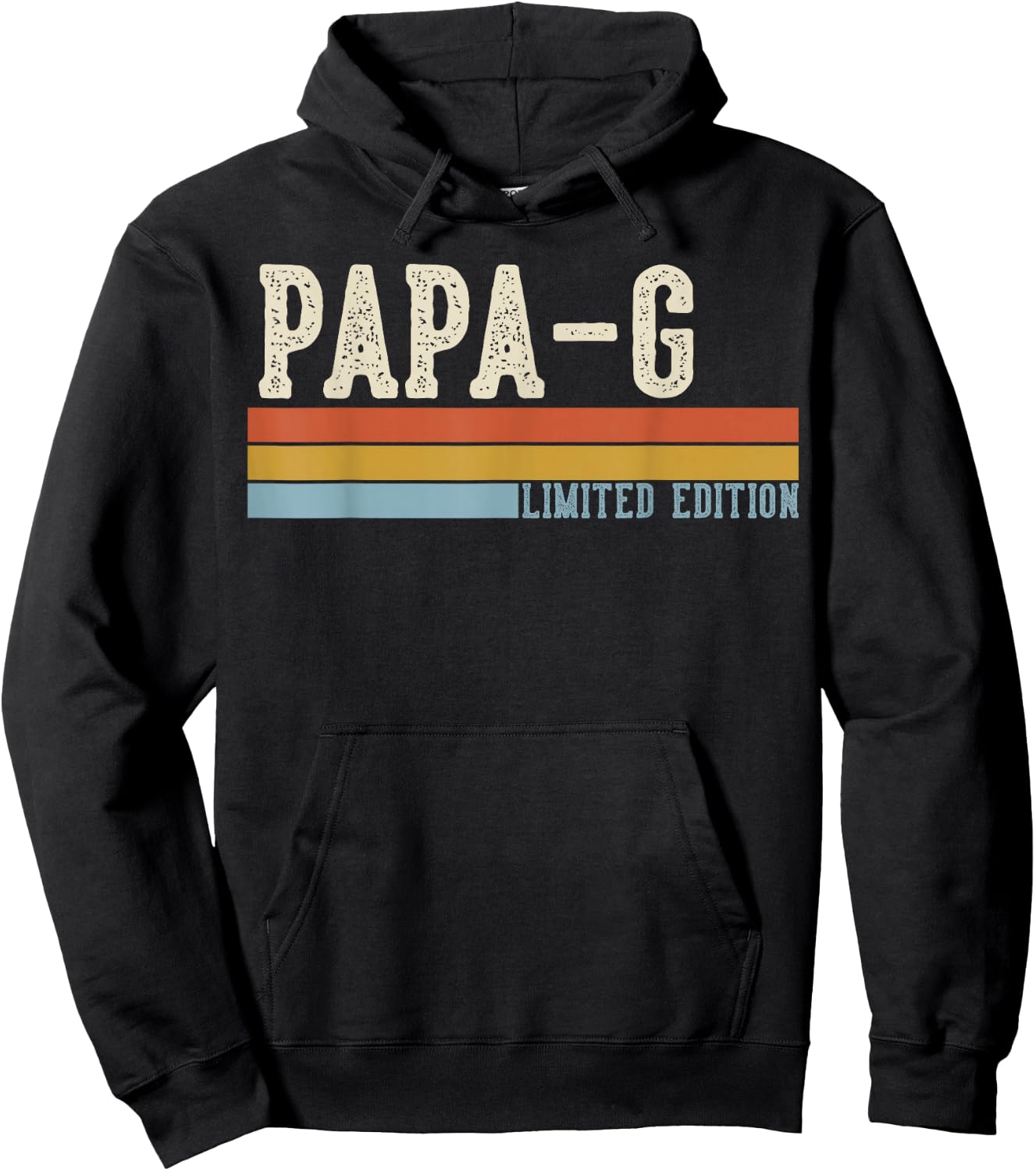 PAPA-G Vintage Grandpa Retro Fathers Day Hoodie - Hoodie | Black