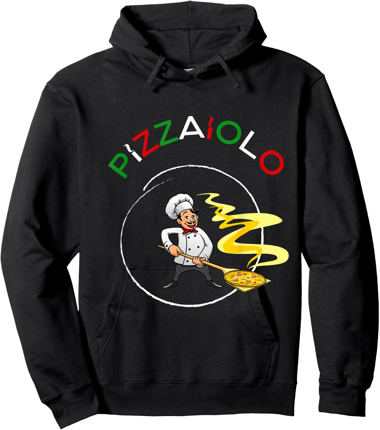 Pizzaiolo Pizza Baker Fun Shirt Pizzaiolo , black Hoodie - Hoodie | Black