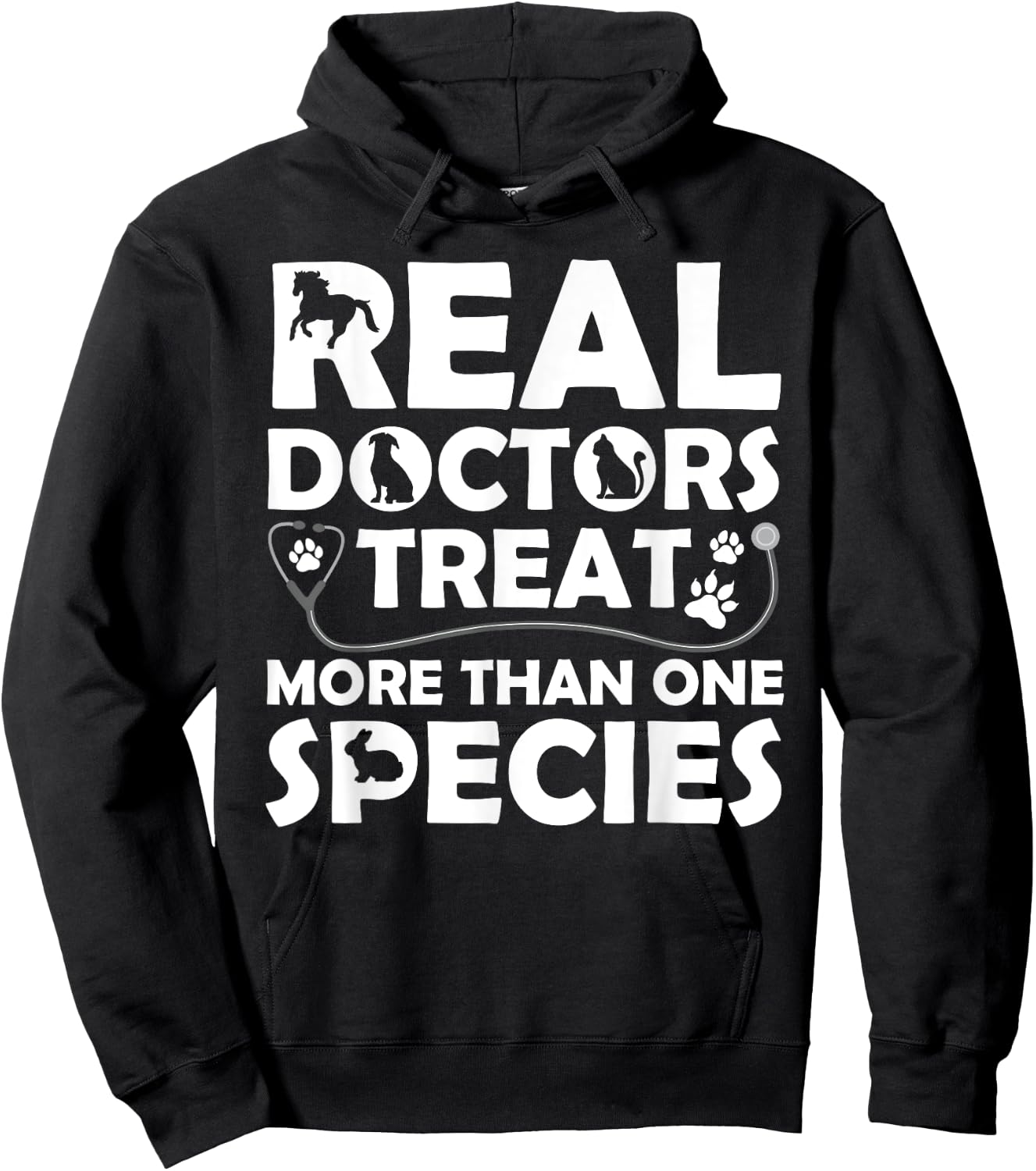 Cool Veterinarian Design Women Veterinary Pet Doctor Hoodie - Hoodie | Black