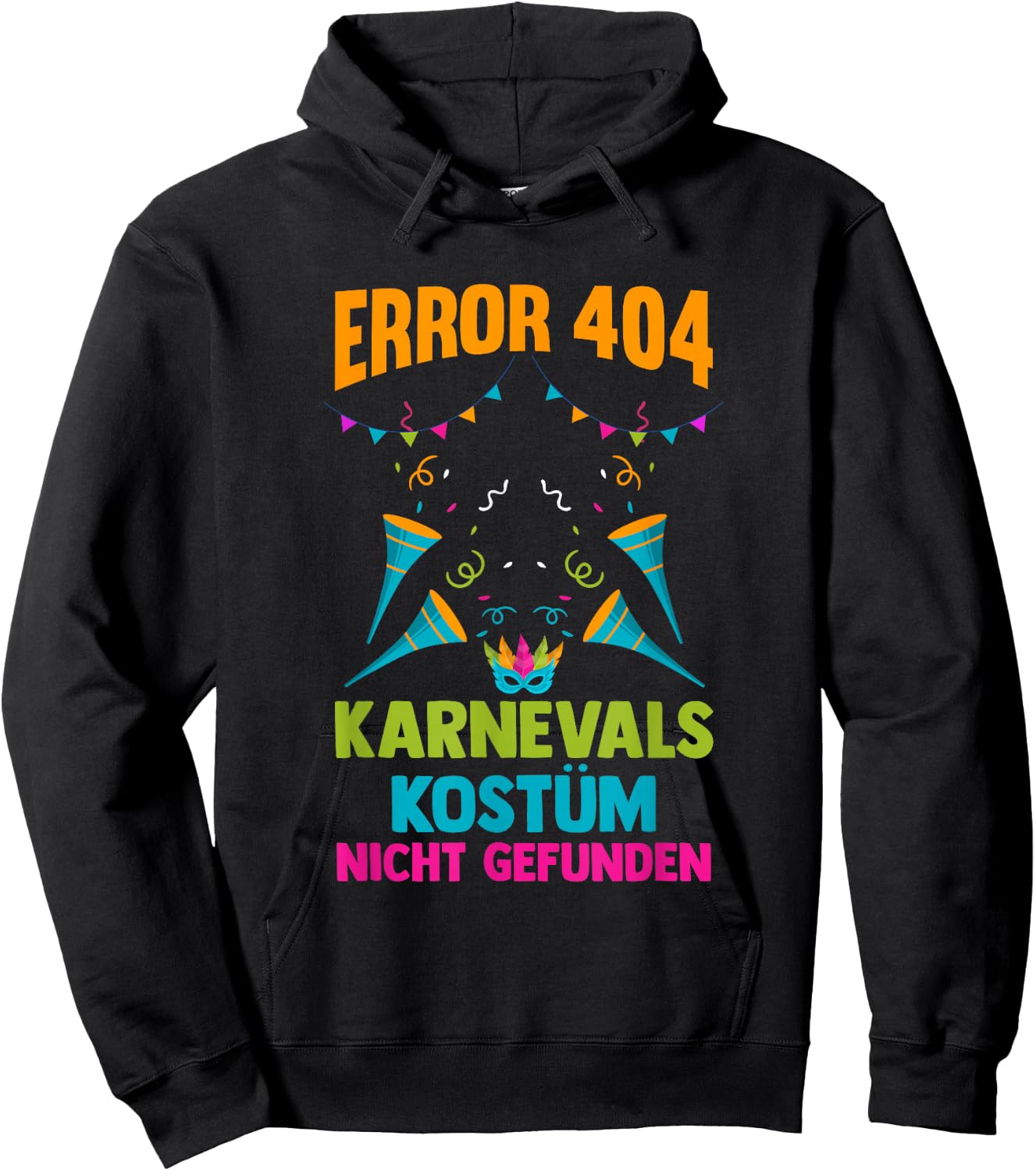Carnival Costume Fancy Dress Carnival , black Hoodie - Hoodie | Black