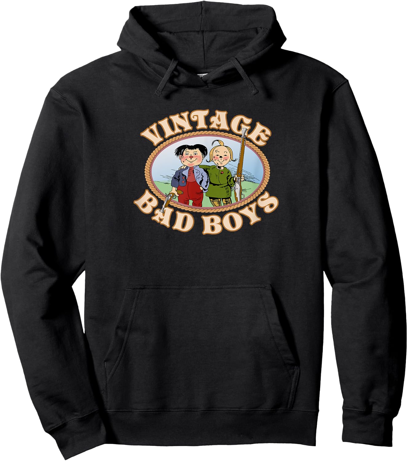 Vintage Bad Boys Hoodie - Hoodie | Black