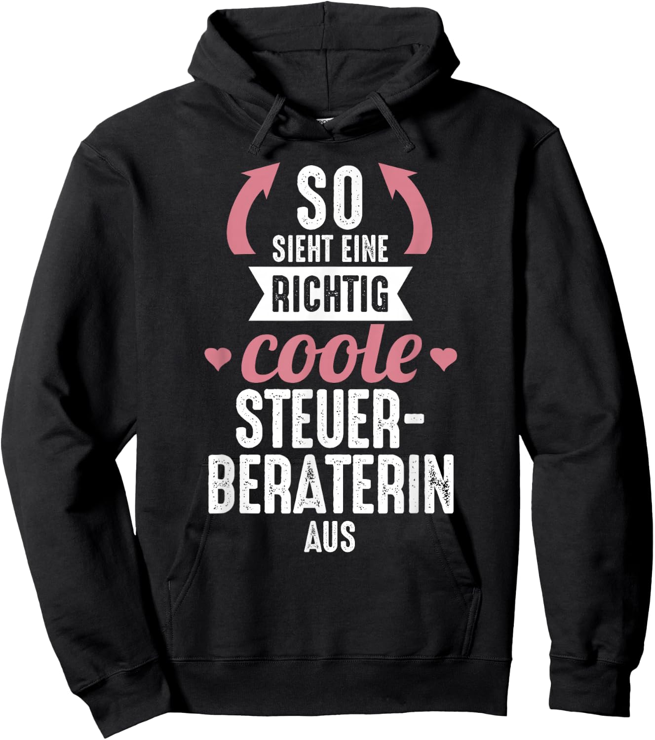 So sieht coole beste Steuerberaterin aus Geschenk Steuern , black Hoodie - Hoodie | Black