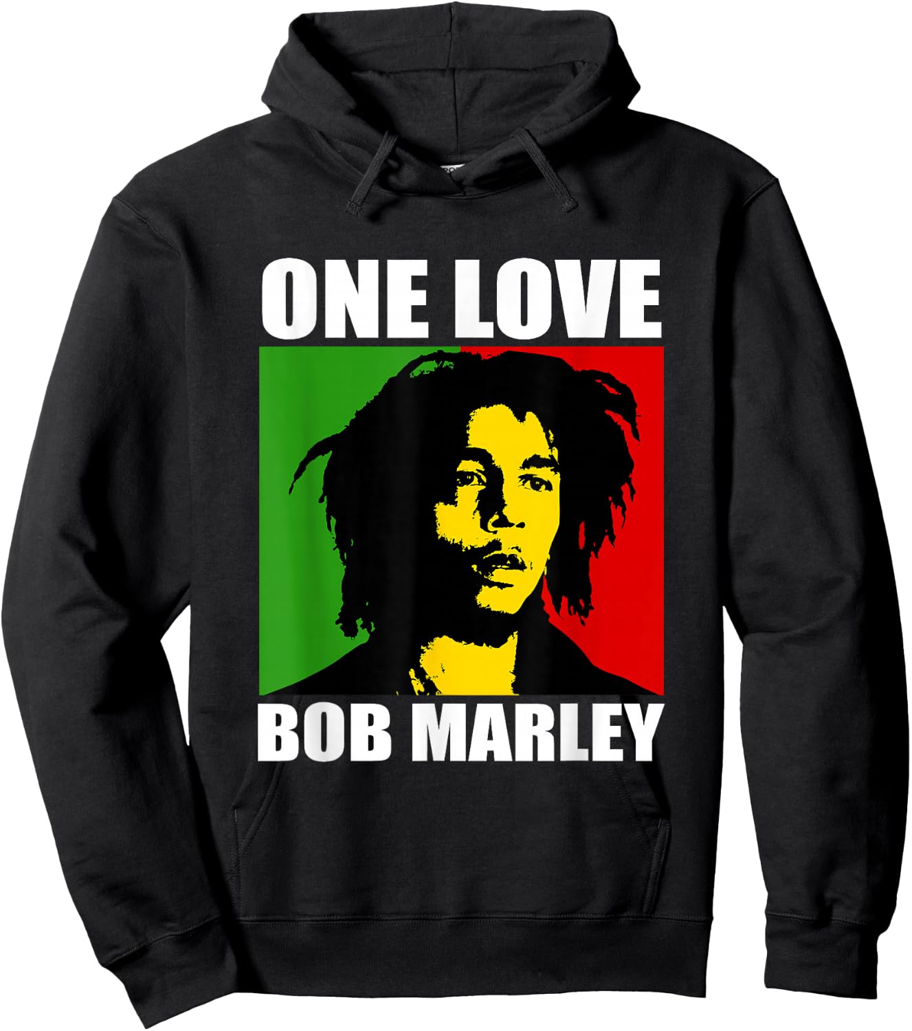 Official Rasta Bob Marley One Love , Black, S Hoodie - Hoodie | Black